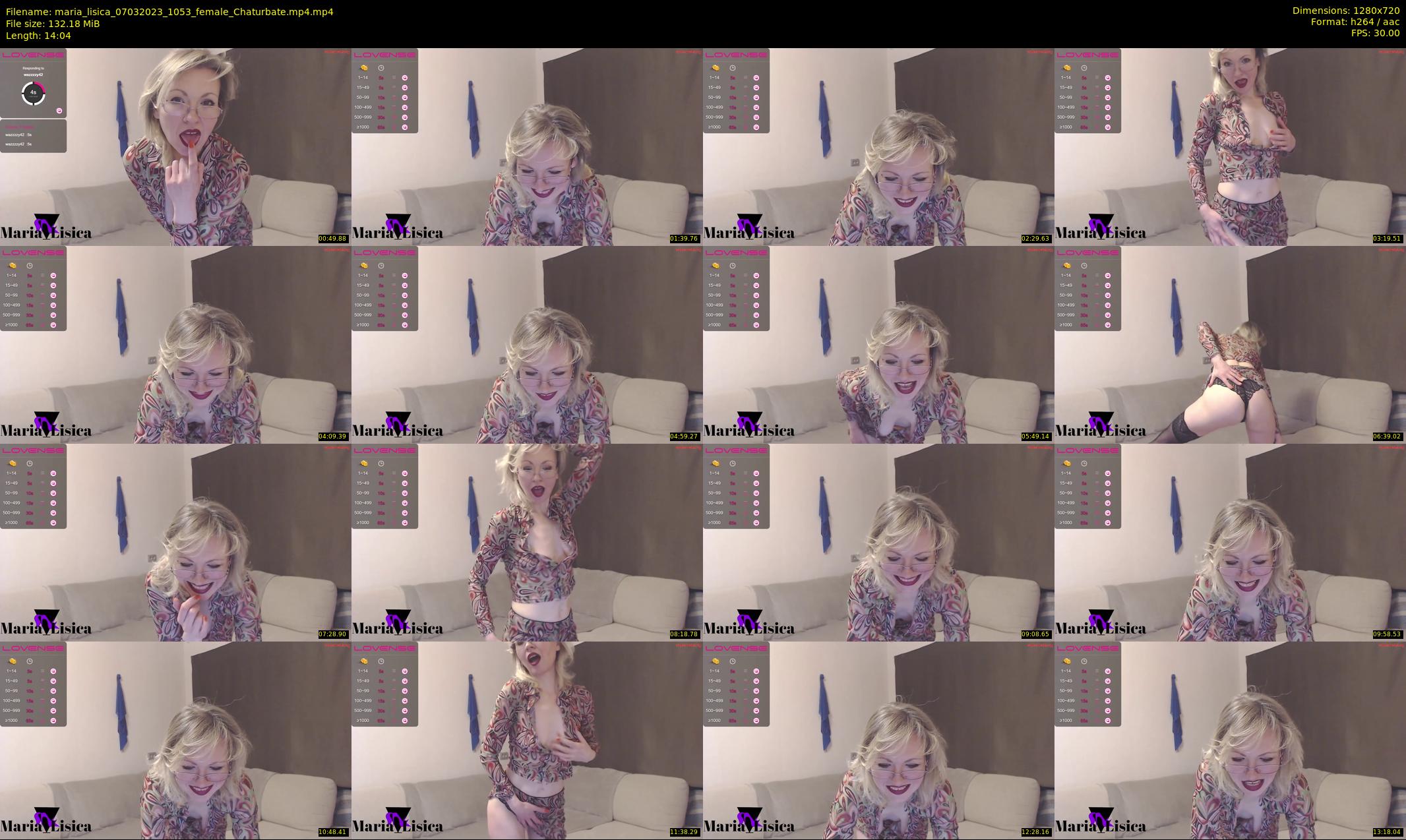 maria_lisica — 15 minute Chaturbate female cam show recording, 720p, Mar 7, 2023