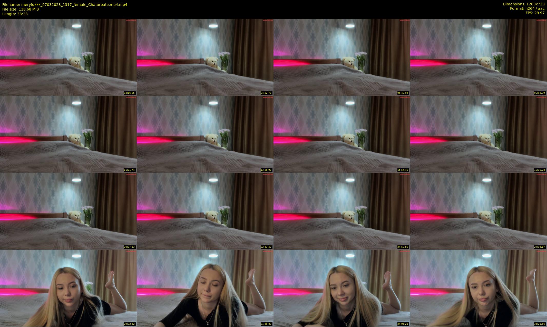 meryfoxxx — 39 minute Chaturbate female cam show recording, 720p, Mar 7, 2023