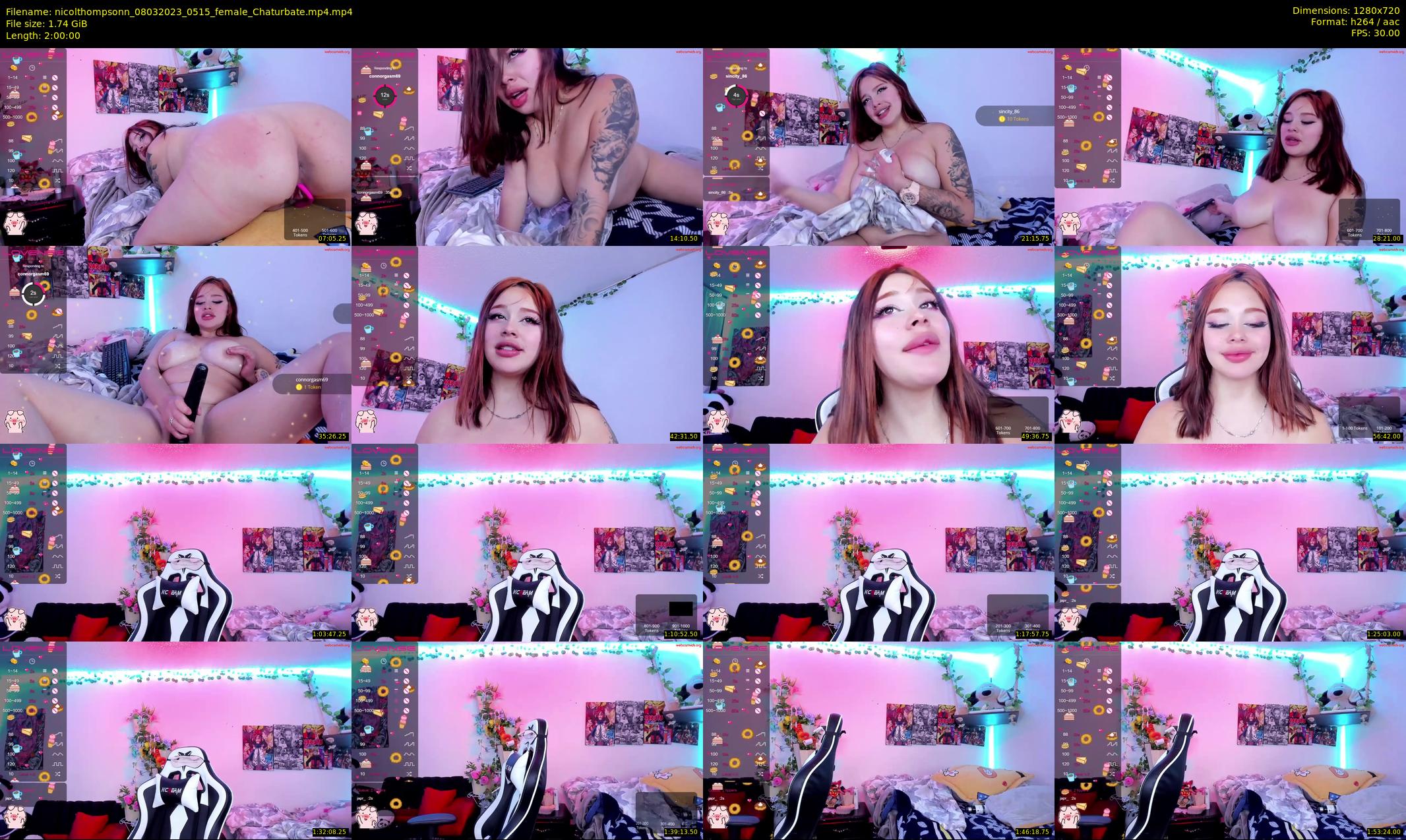 nicolthompsonn — 120 minute Chaturbate female cam show recording, 720p, Mar 8, 2023