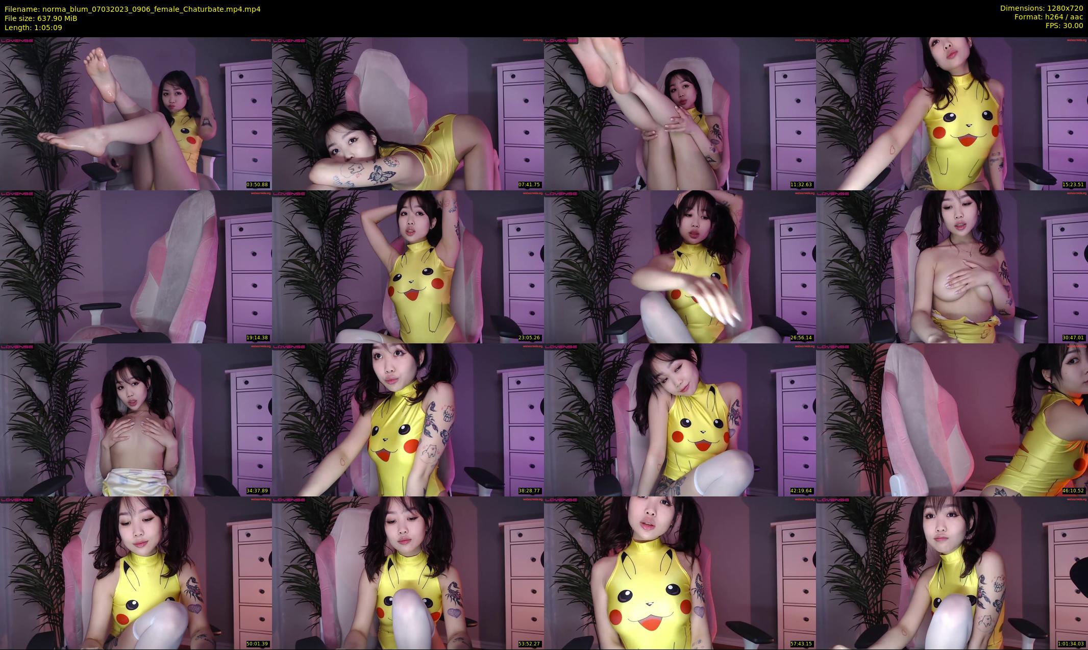 norma_blum — 66 minute Chaturbate female cam show recording, 720p, Mar 7, 2023