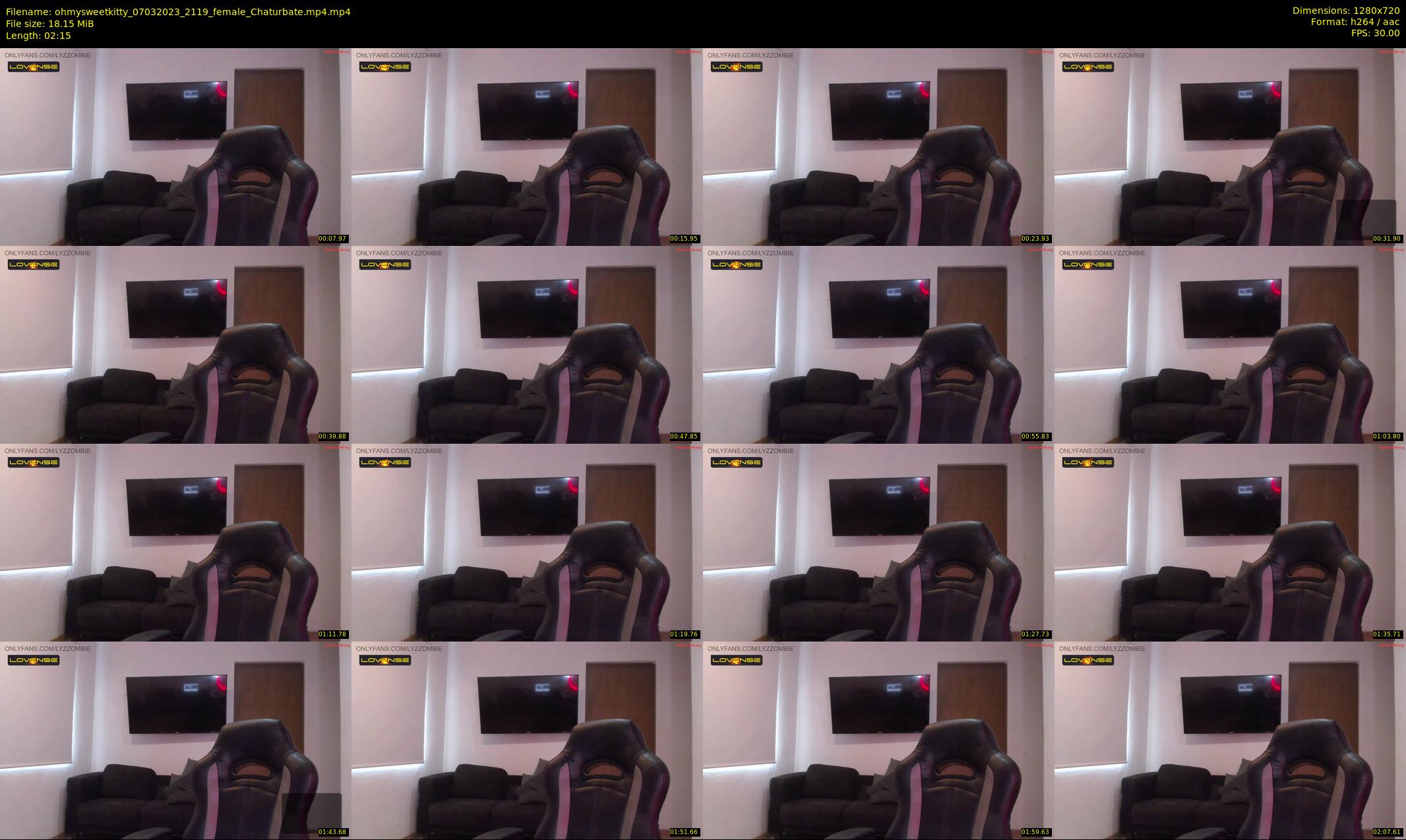 ohmysweetkitty — 3 minute Chaturbate female cam show recording, 720p, Mar 7, 2023