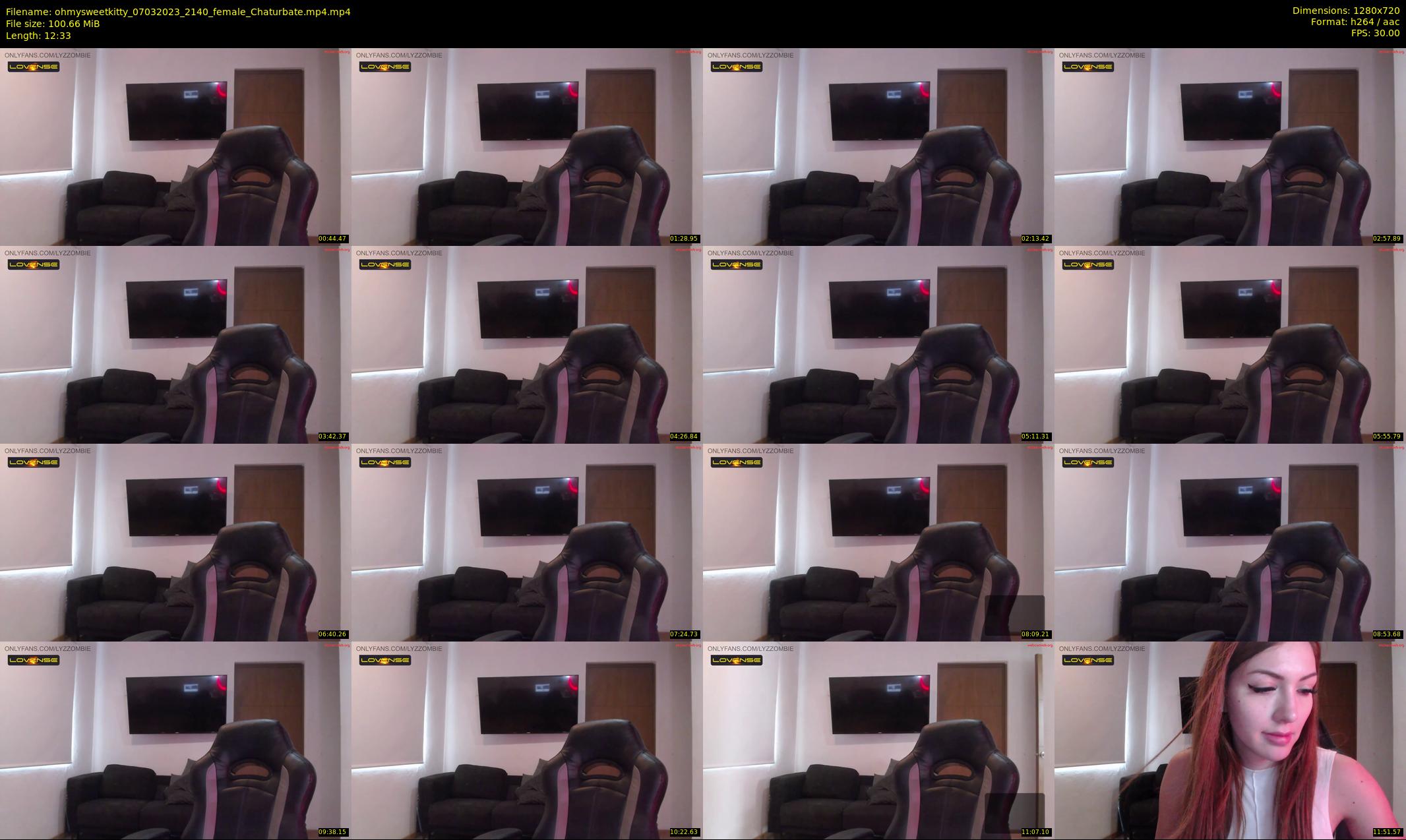 ohmysweetkitty — 13 minute Chaturbate female cam show recording, 720p, Mar 7, 2023