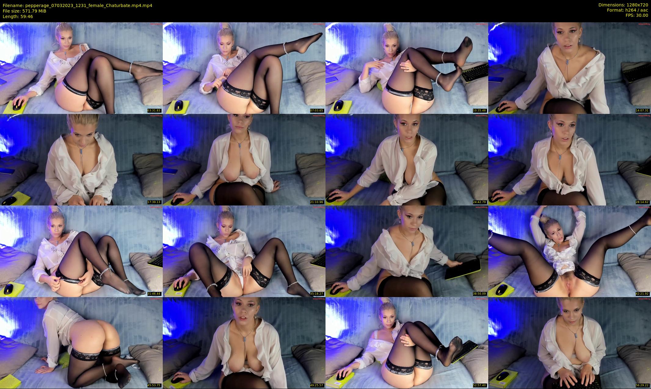 pepperage — 60 minute Chaturbate female cam show recording, 720p, Mar 7, 2023