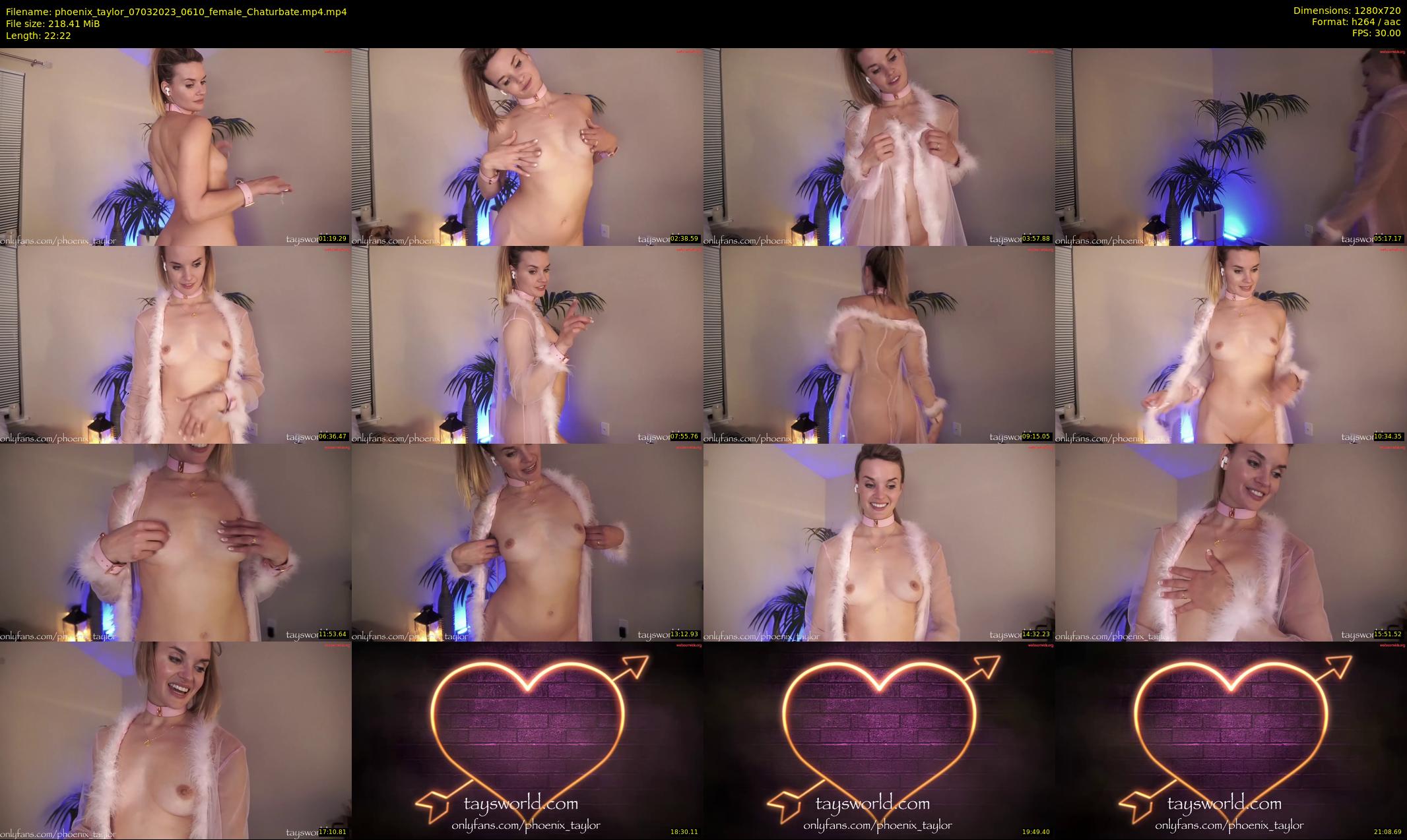 phoenix_taylor — 23 minute Chaturbate female cam show recording, 720p, Mar 7, 2023