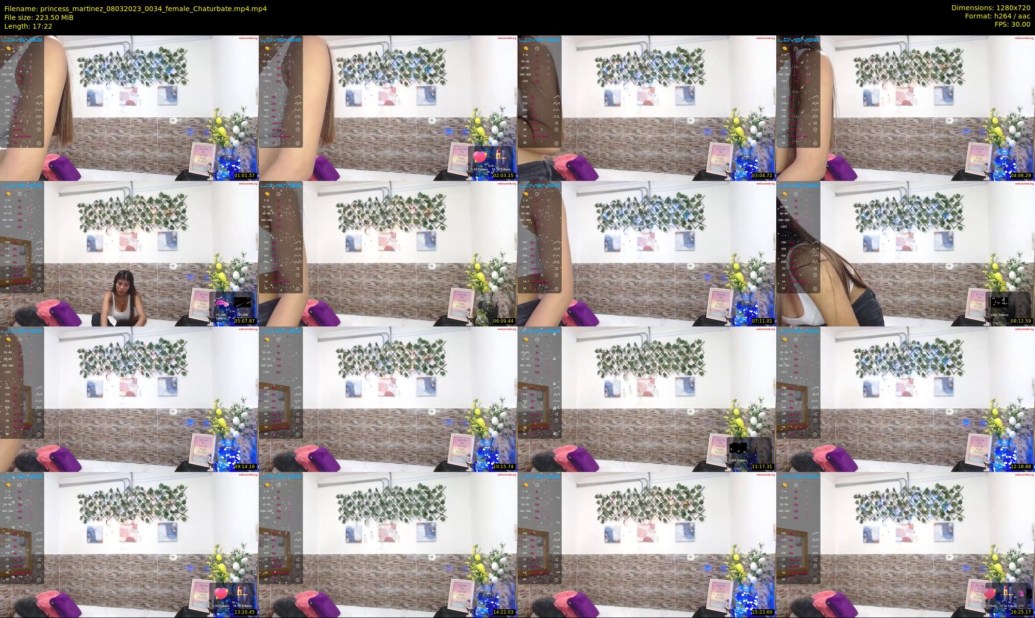princess_martinez — 18 minute Chaturbate female cam show recording, 720p, Mar 8, 2023