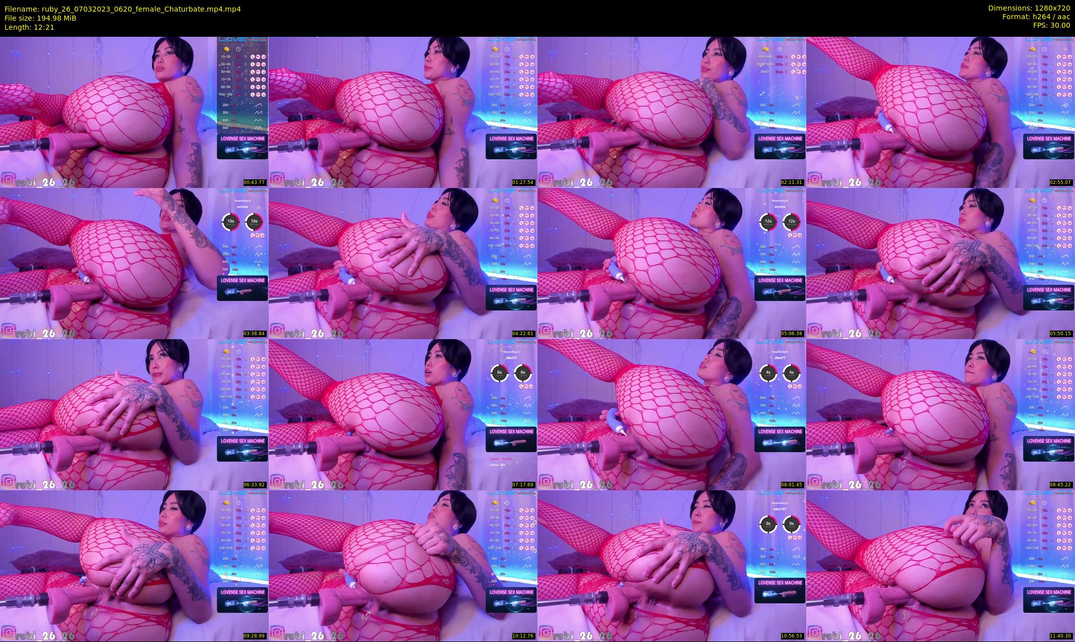 ruby_26 — 13 minute Chaturbate female cam show recording, 720p, Mar 7, 2023