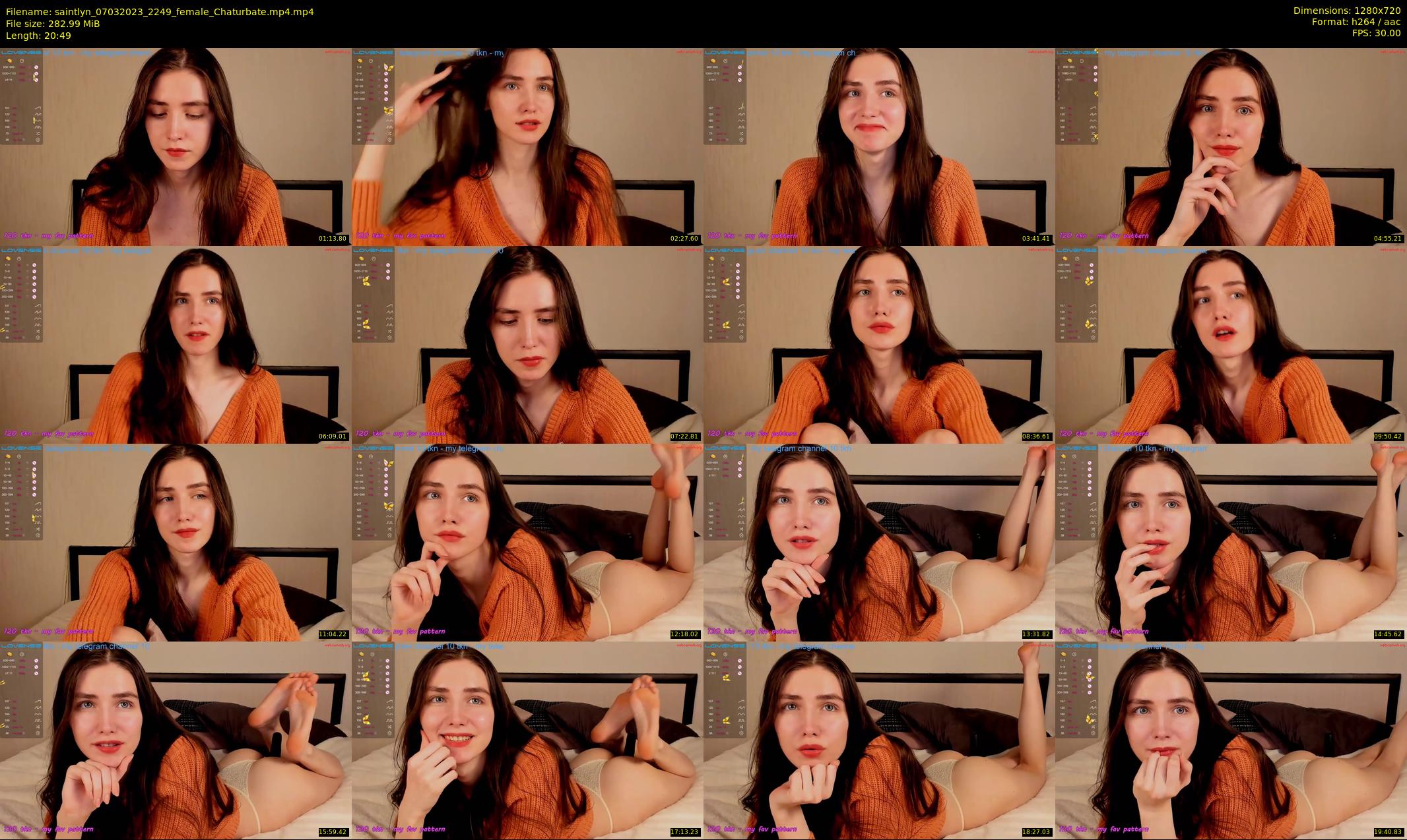 saintlyn — 21 minute Chaturbate female cam show recording, 720p, Mar 7, 2023