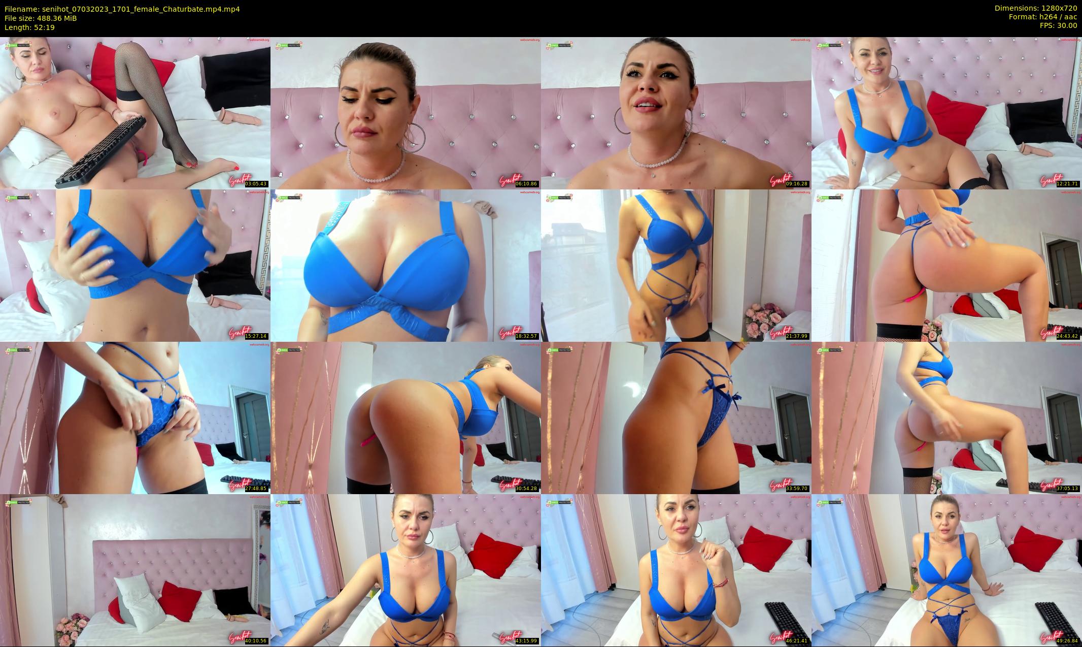 senihot — 53 minute Chaturbate female cam show recording, 720p, Mar 7, 2023