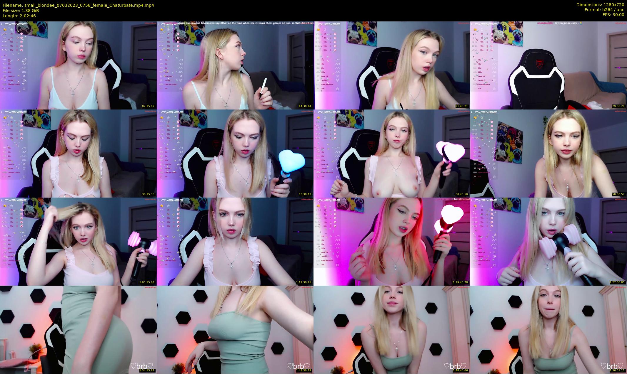 small_blondee — 123 minute Chaturbate female cam show recording, 720p, Mar 7, 2023