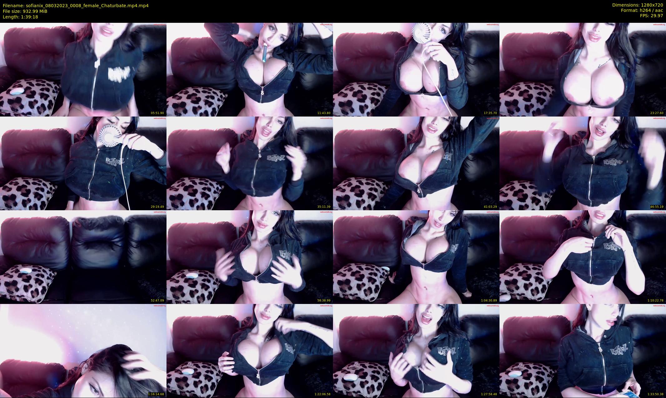 sofianix — 100 minute Chaturbate female cam show recording, 720p, Mar 8, 2023