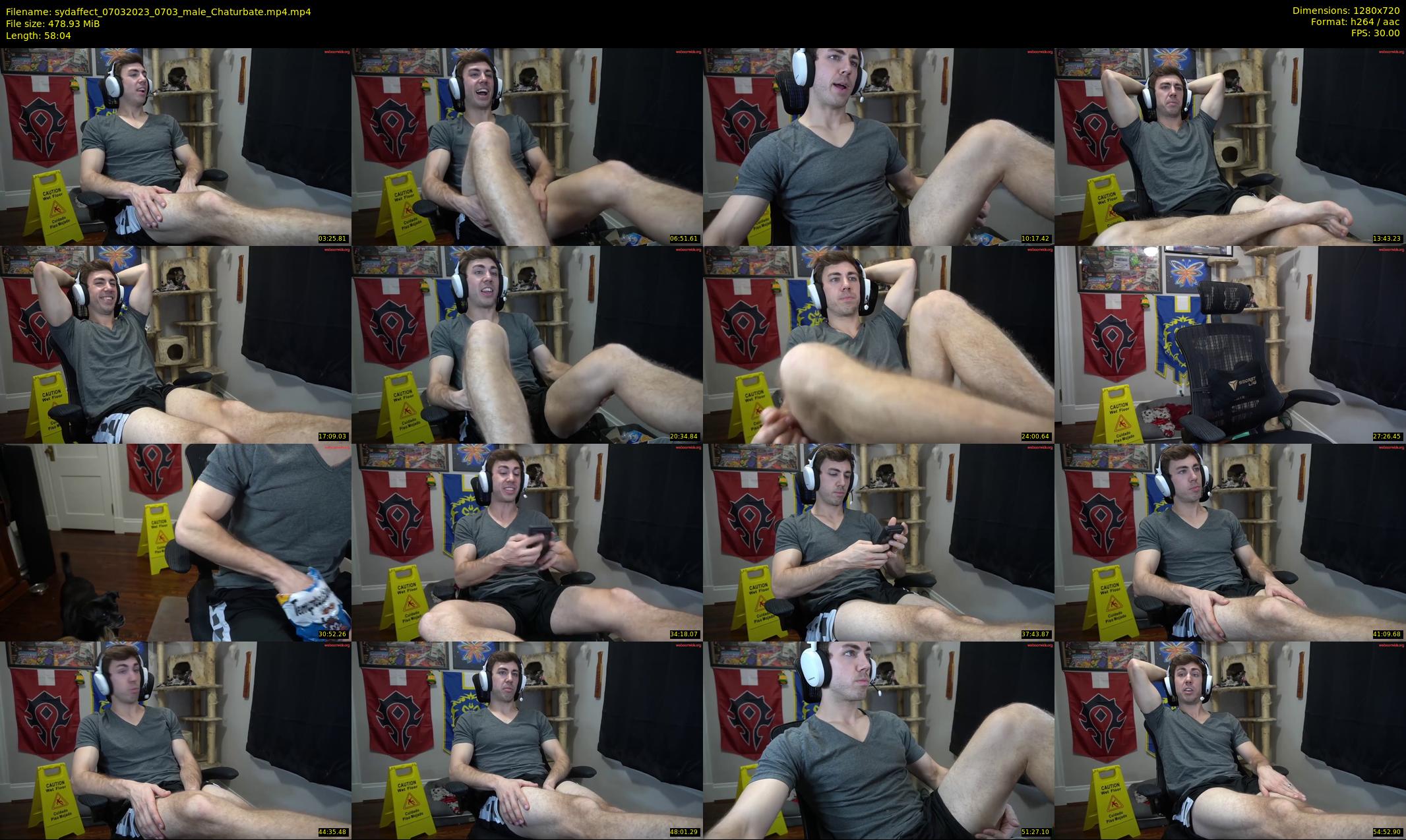 sydaffect — 59 minute Chaturbate male cam show recording, 720p, Mar 7, 2023