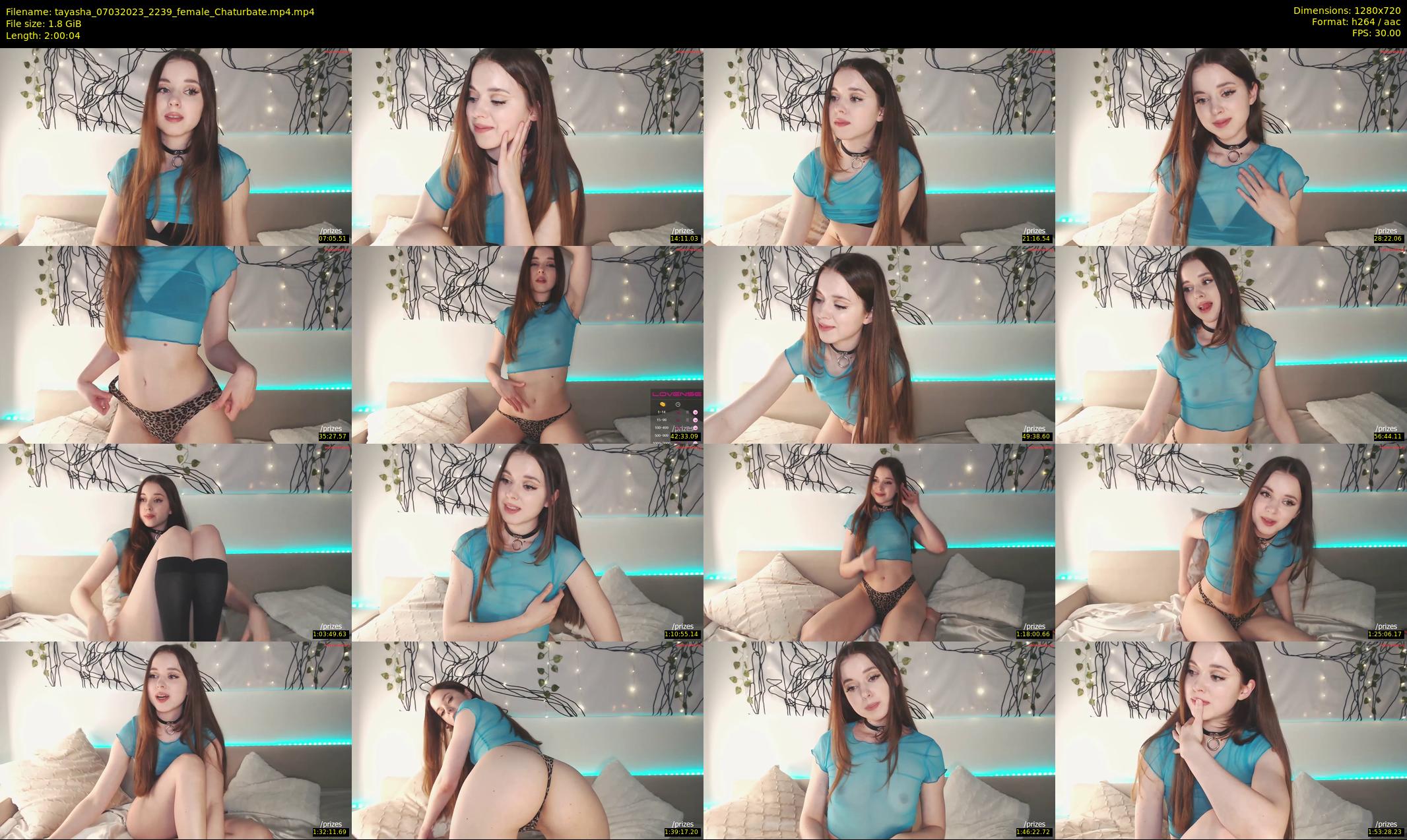 tayasha — 121 minute Chaturbate female cam show recording, 720p, Mar 7, 2023