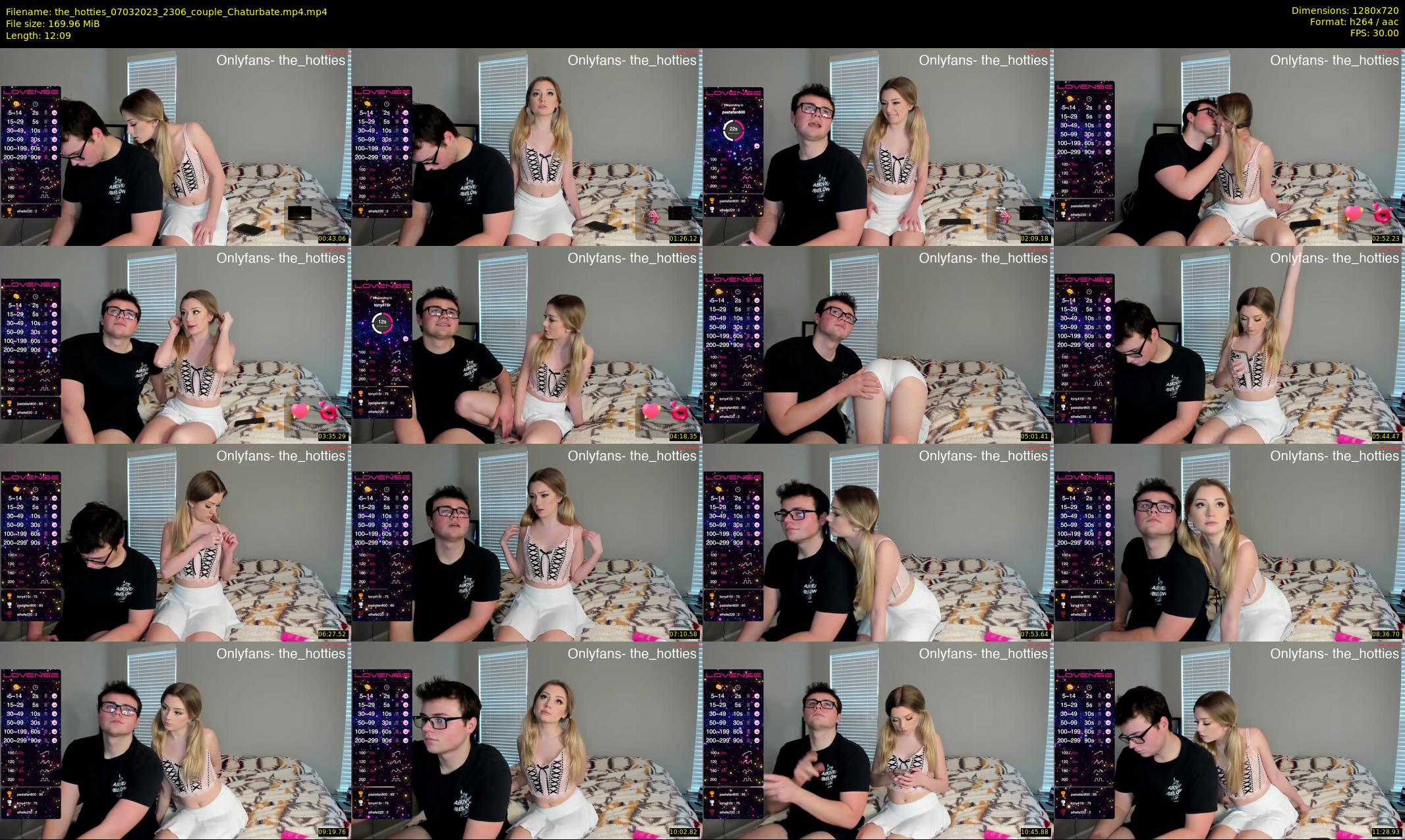 the_hotties — 13 minute Chaturbate couple cam show recording, 720p, Mar 7, 2023