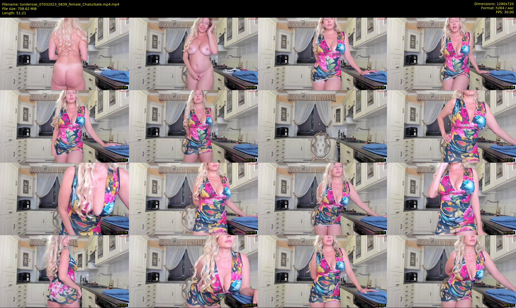 tunderose — 52 minute Chaturbate female cam show recording, 720p, Mar 7, 2023