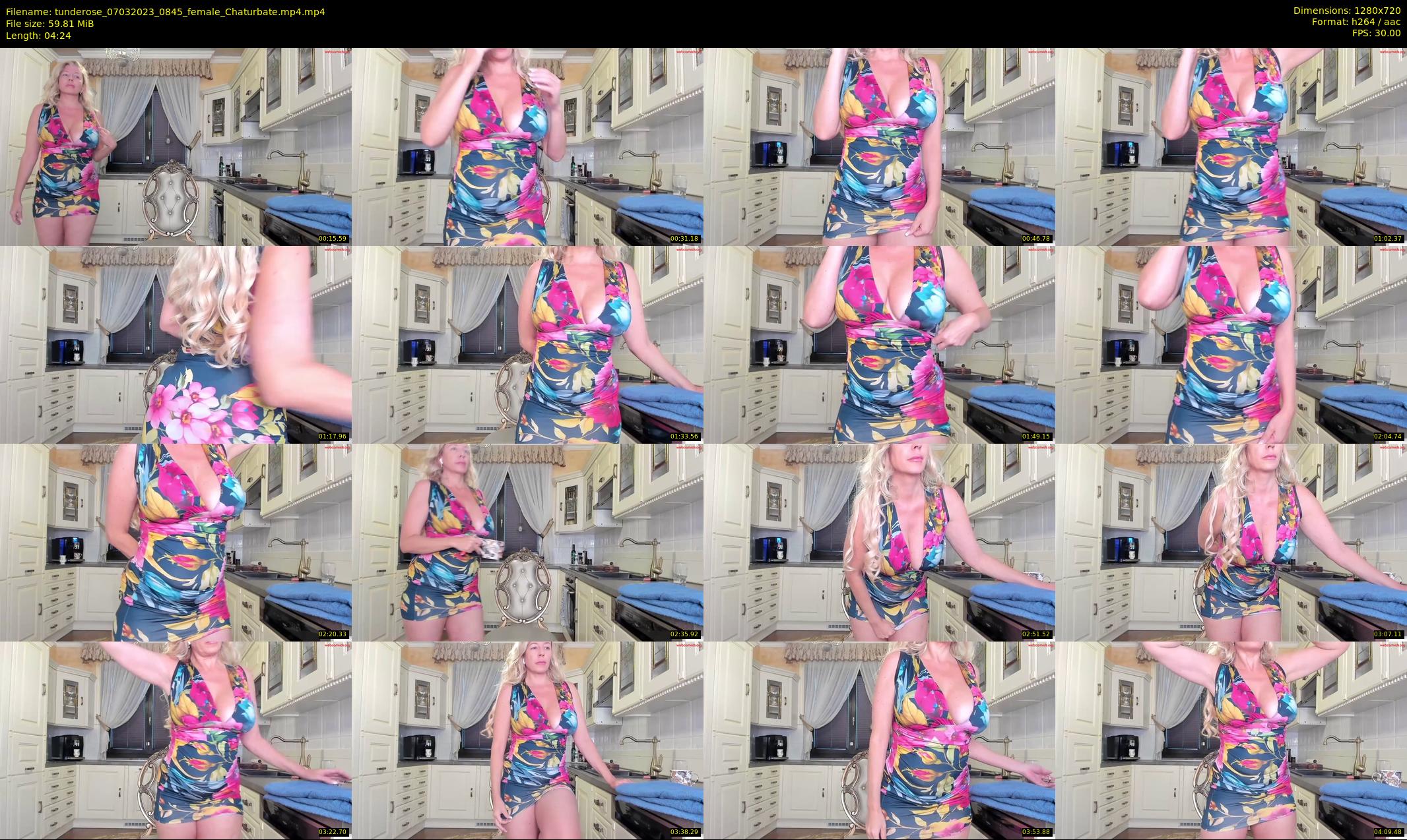tunderose — 5 minute Chaturbate female cam show recording, 720p, Mar 7, 2023