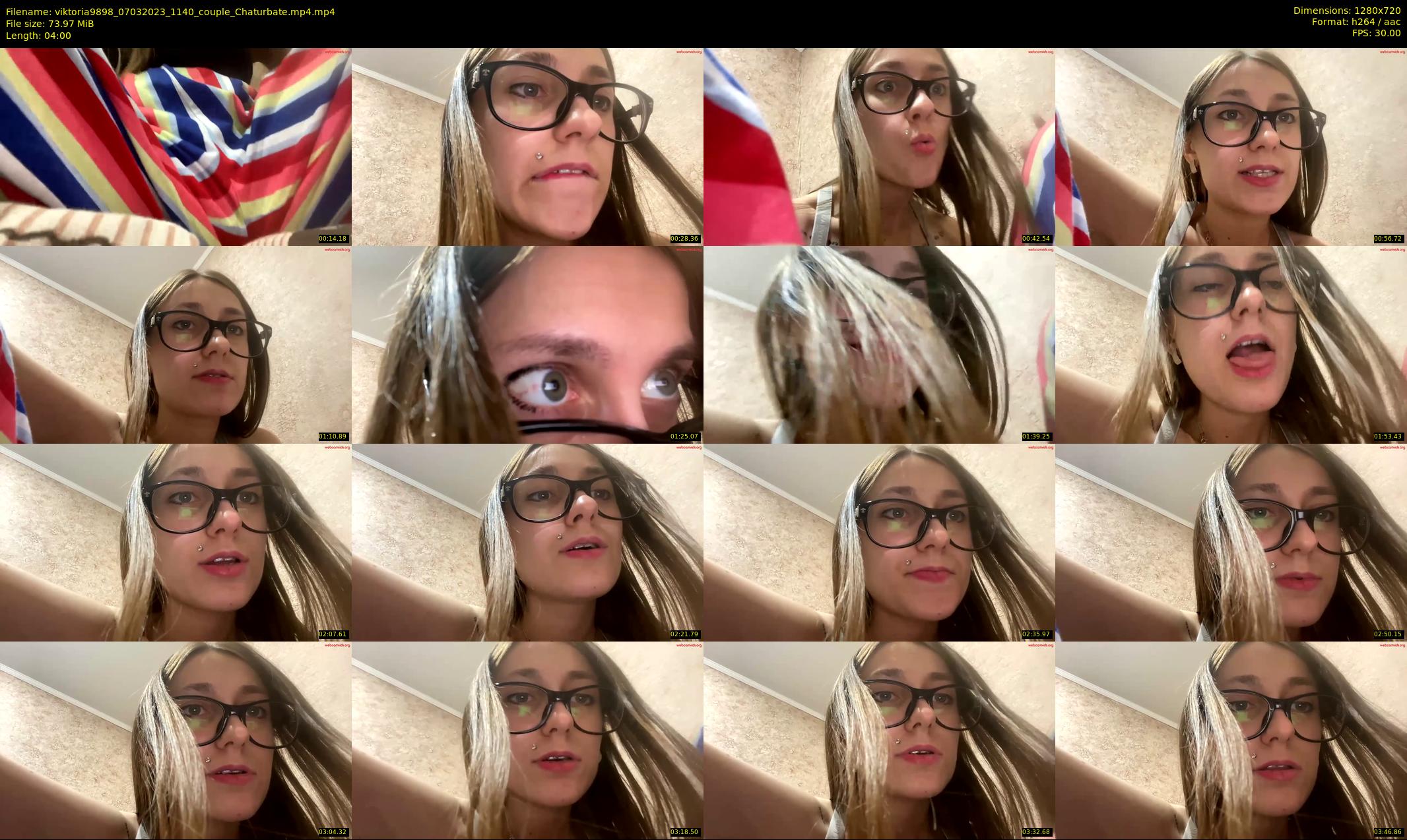 viktoria9898 — 4 minute Chaturbate couple cam show recording, 720p, Mar 7, 2023