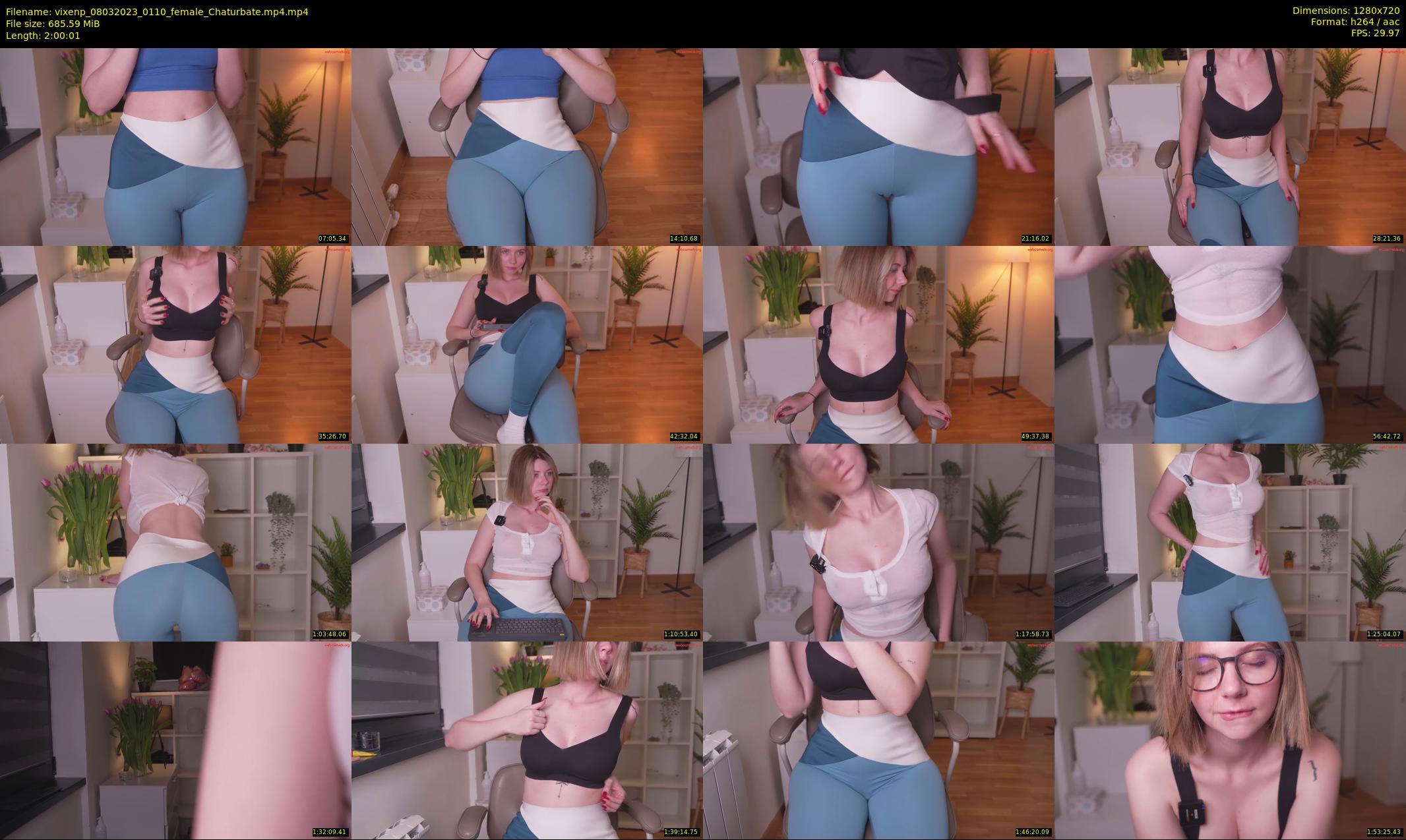 vixenp — 121 minute Chaturbate female cam show recording, 720p, Mar 8, 2023