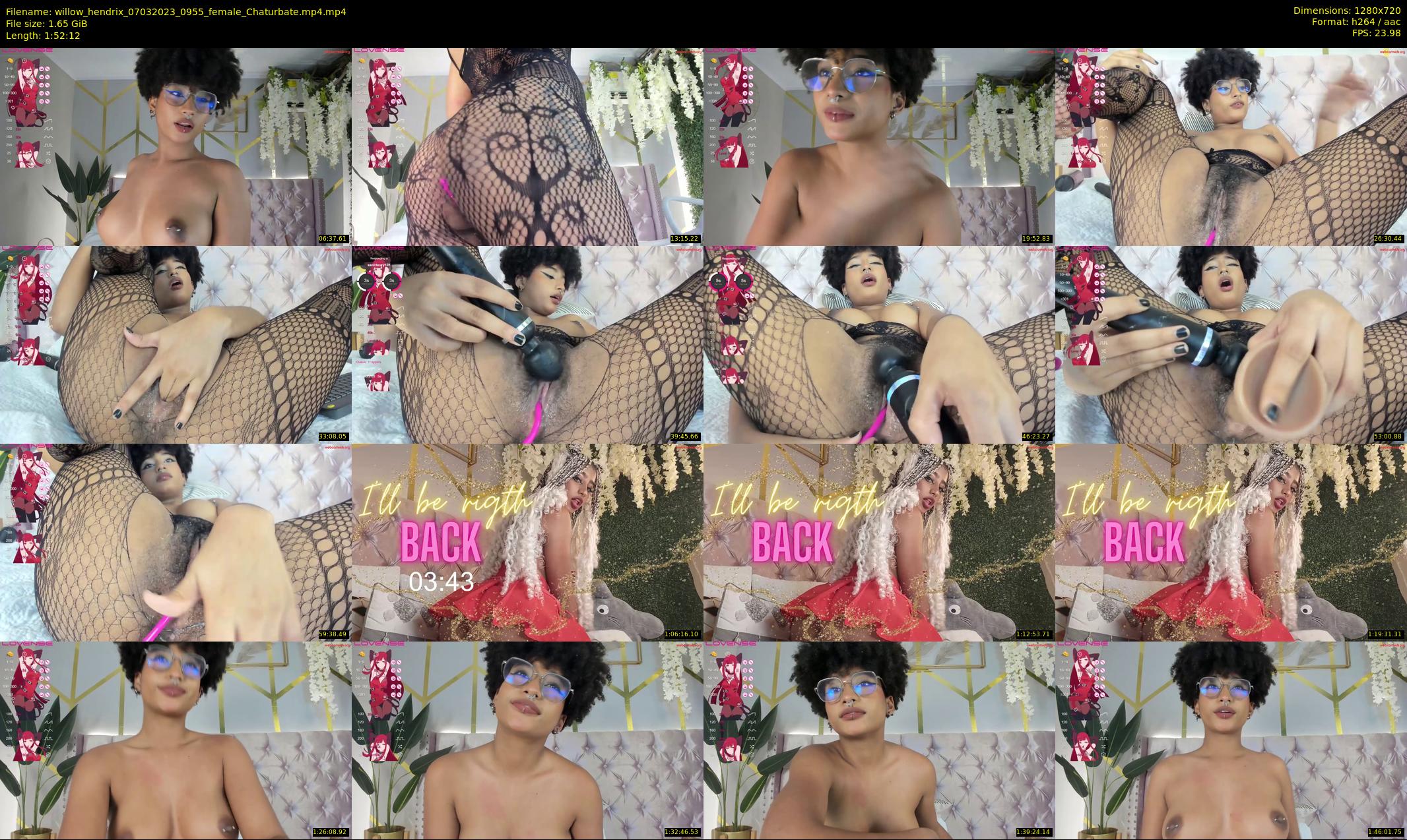 willow_hendrix — 113 minute Chaturbate female cam show recording, 720p, Mar 7, 2023