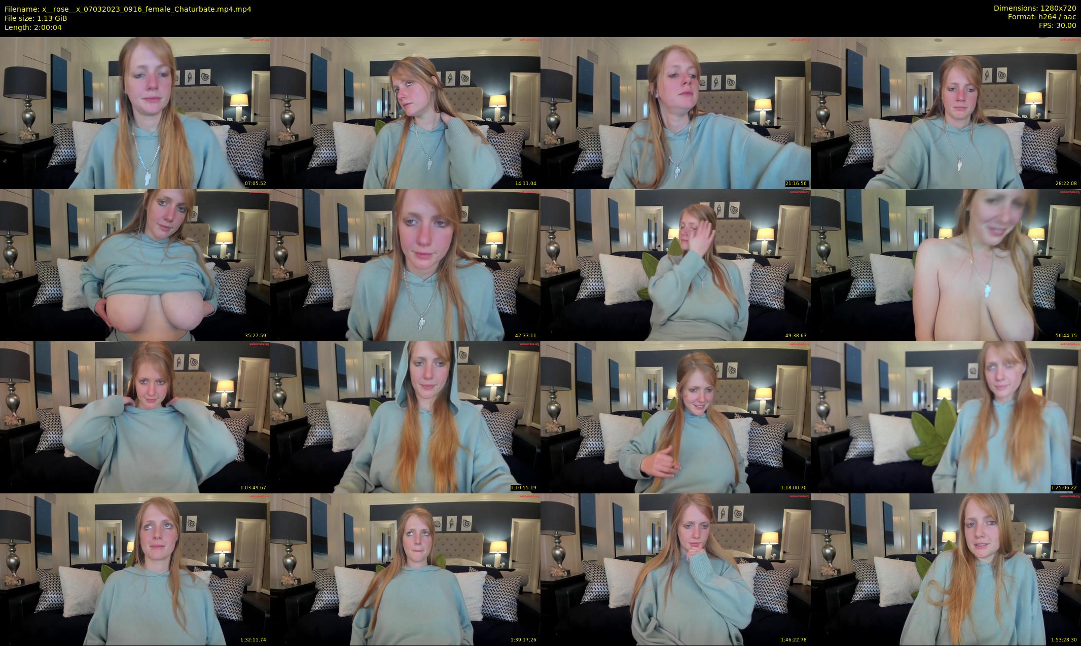 x__rose__x — 121 minute Chaturbate female cam show recording, 720p, Mar 7, 2023