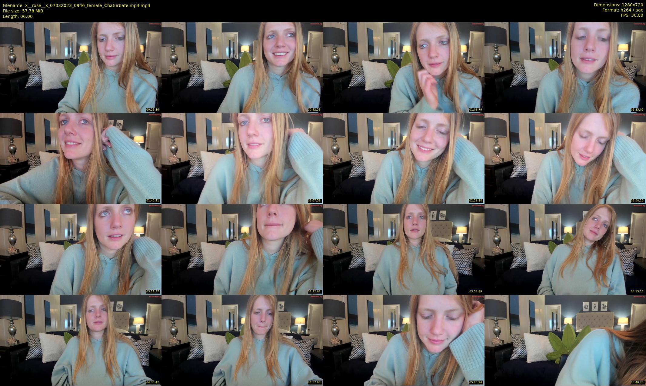 x__rose__x — 6 minute Chaturbate female cam show recording, 720p, Mar 7, 2023