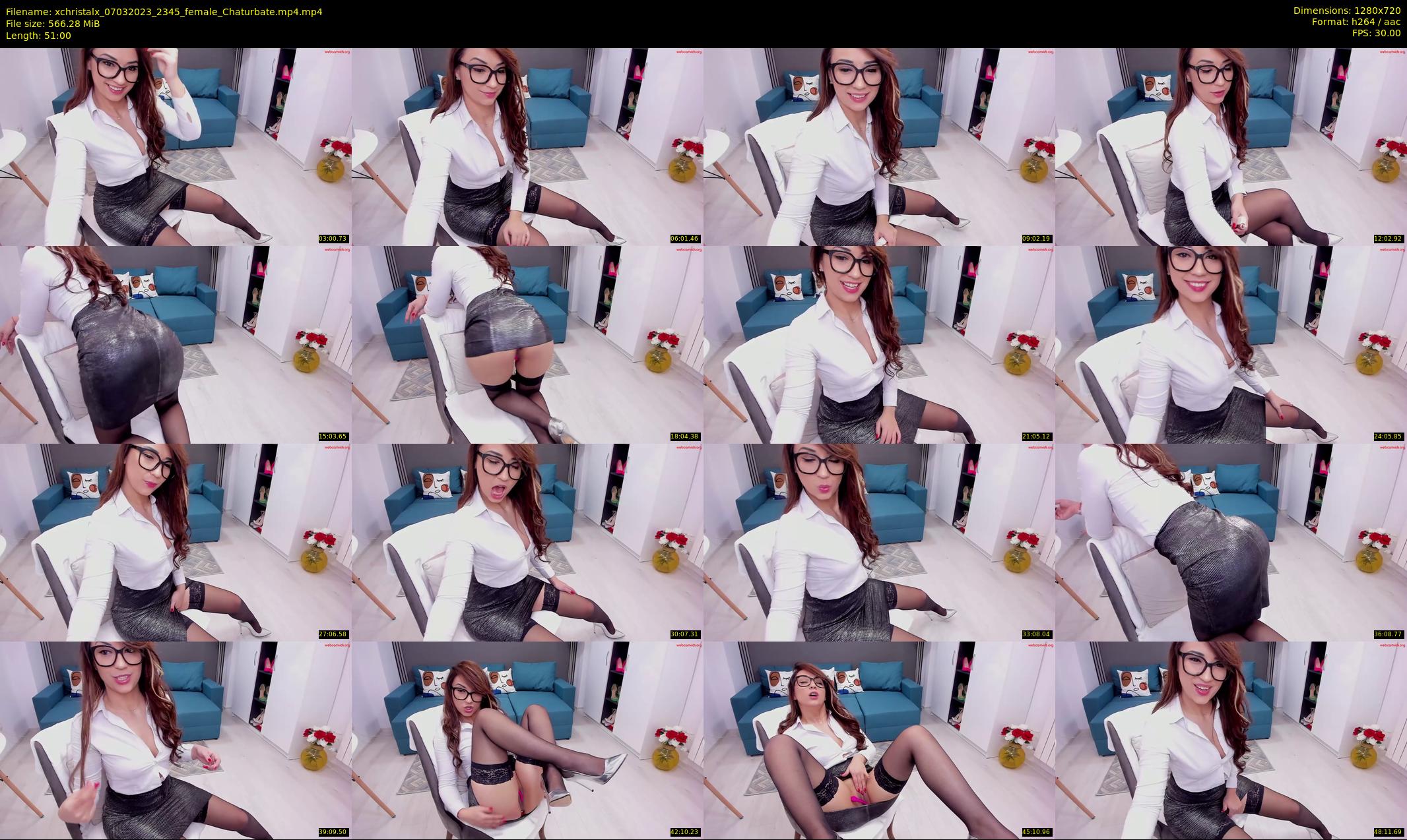 xchristalx — 51 minute Chaturbate female cam show recording, 720p, Mar 7, 2023