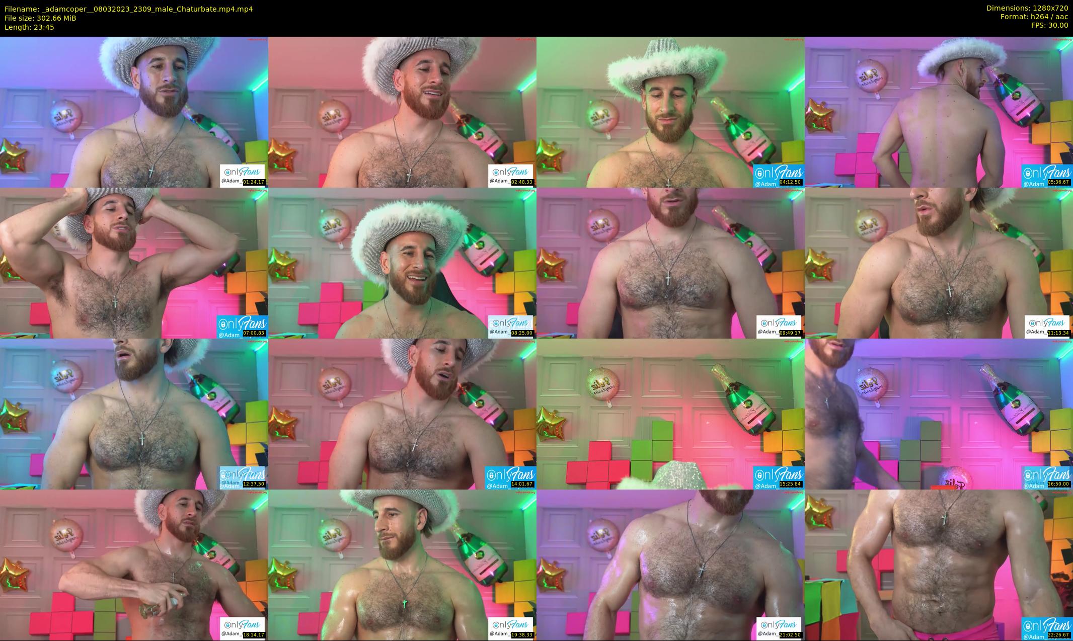 _adamcoper_ — 24 minute Chaturbate male cam show recording, 720p, Mar 8, 2023