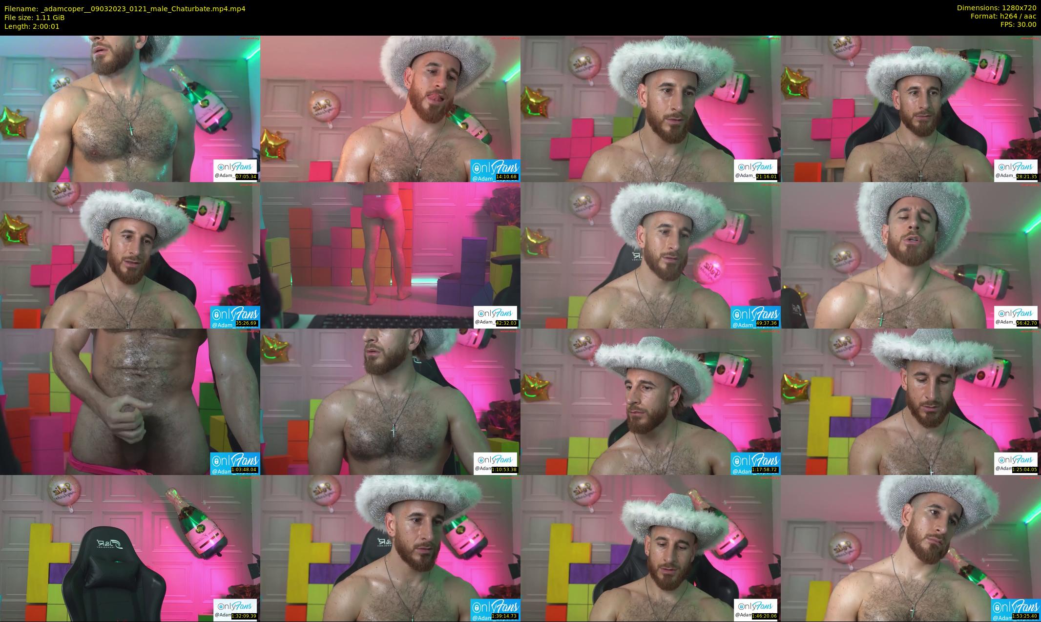 _adamcoper_ — 121 minute Chaturbate male cam show recording, 720p, Mar 9, 2023