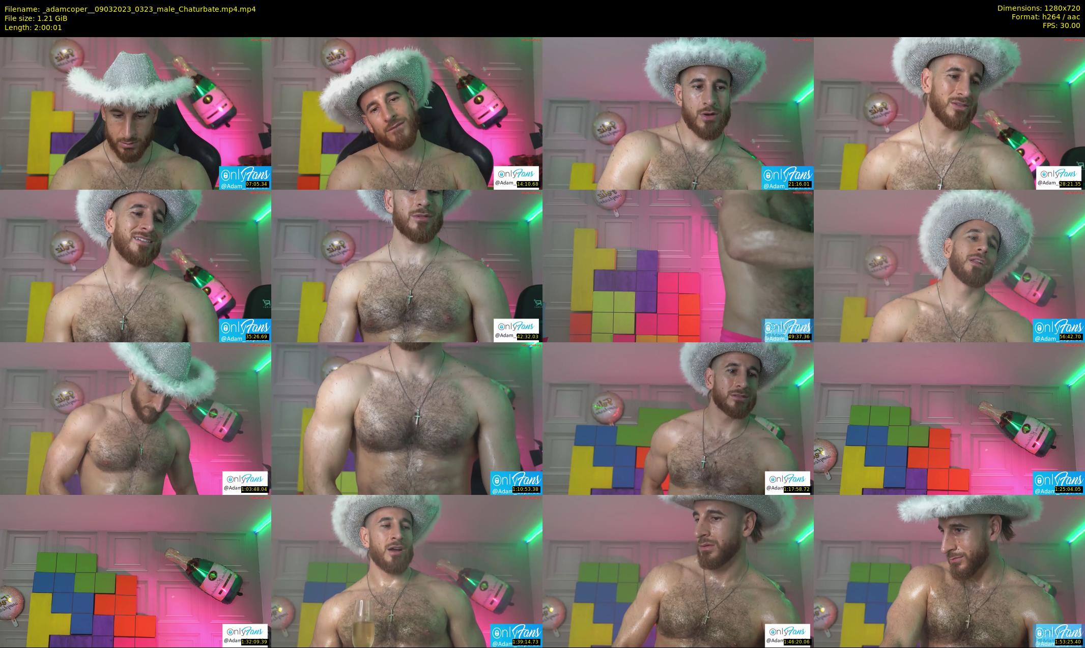 _adamcoper_ — 121 minute Chaturbate male cam show recording, 720p, Mar 9, 2023