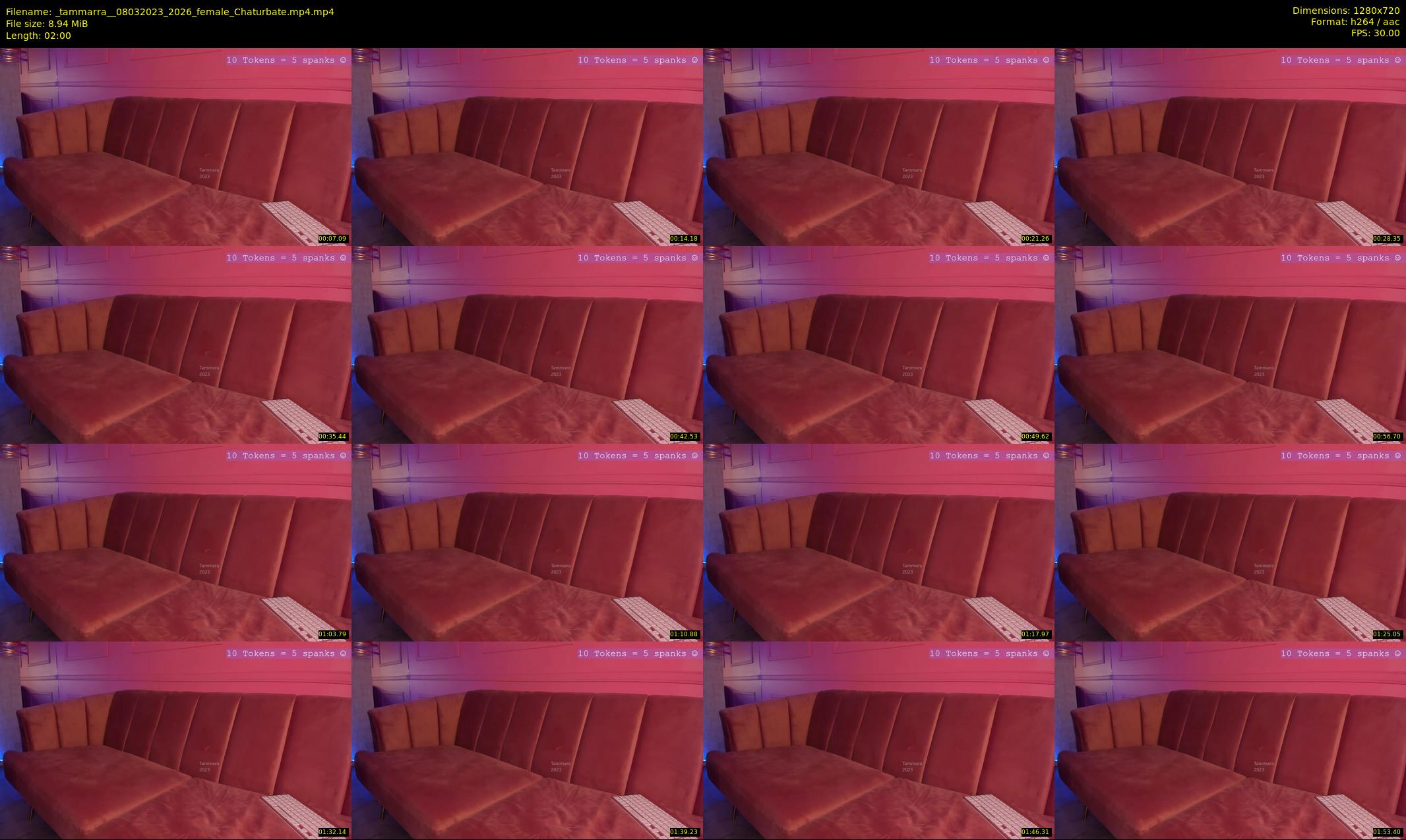 _tammarra_ — 2 minute Chaturbate female cam show recording, 720p, Mar 8, 2023