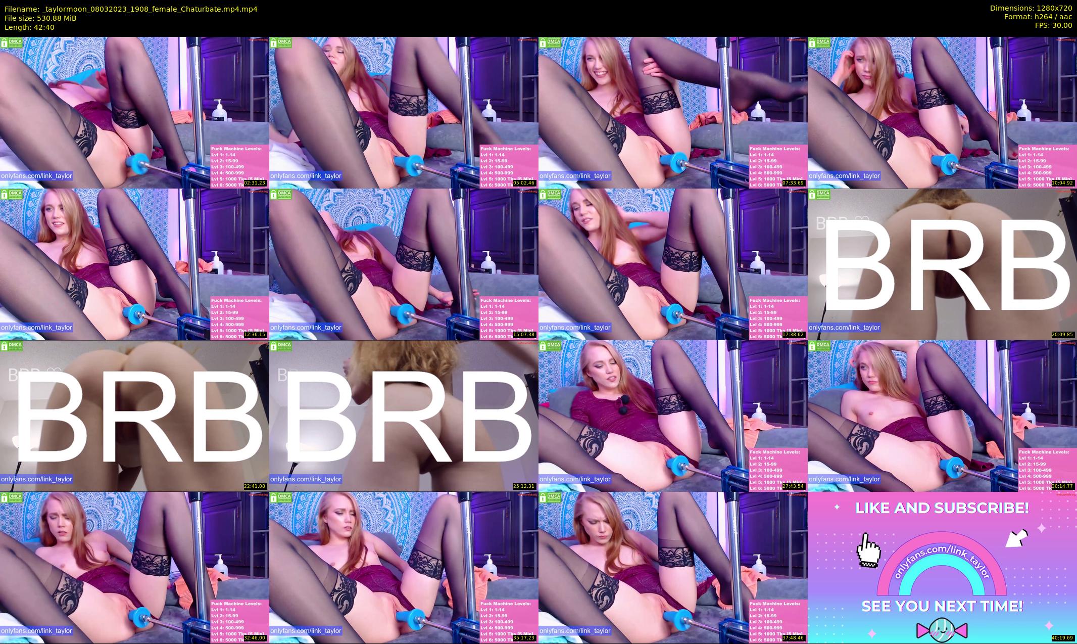 _taylormoon — 43 minute Chaturbate female cam show recording, 720p, Mar 8, 2023