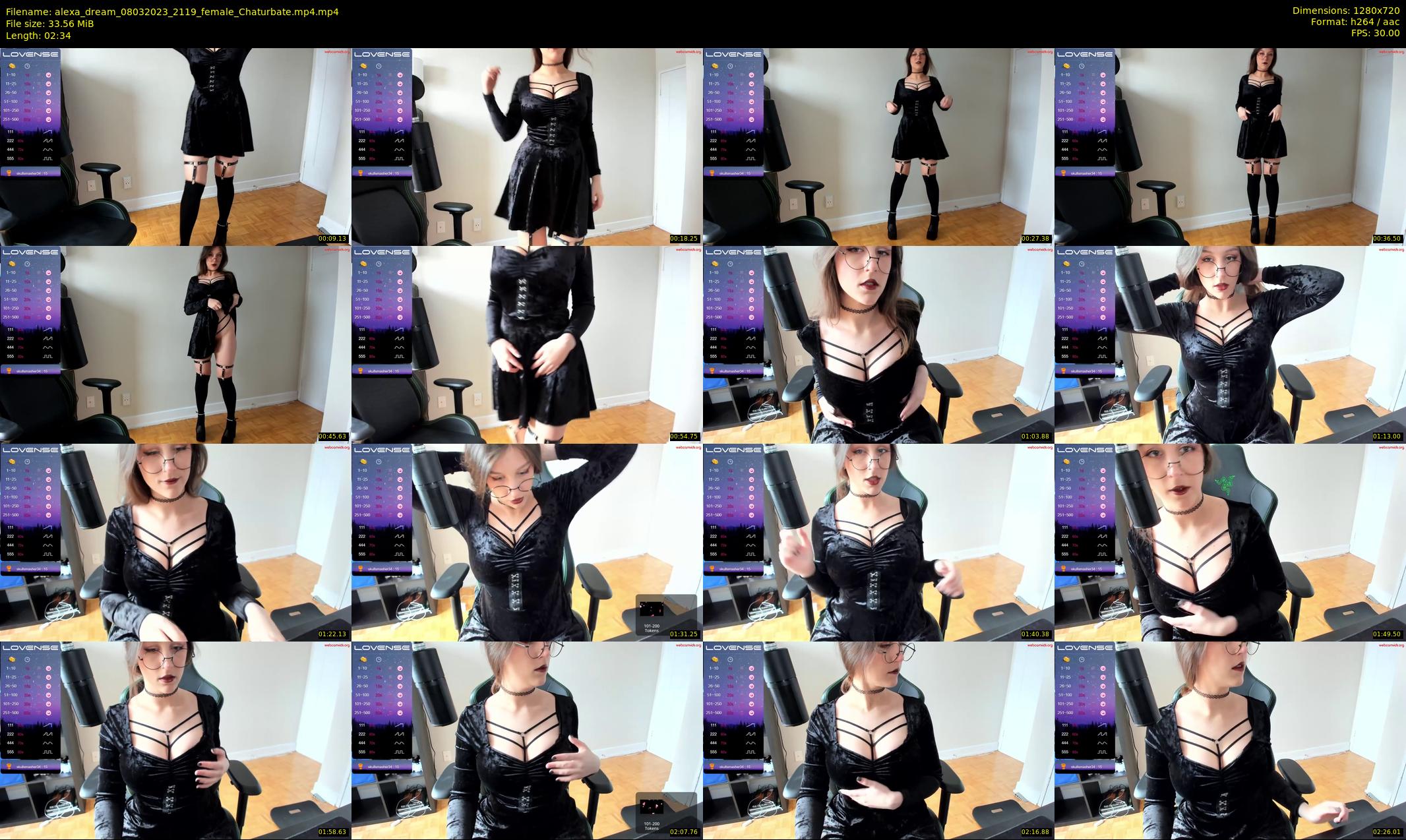 alexa_dream — 3 minute Chaturbate female cam show recording, 720p, Mar 8, 2023
