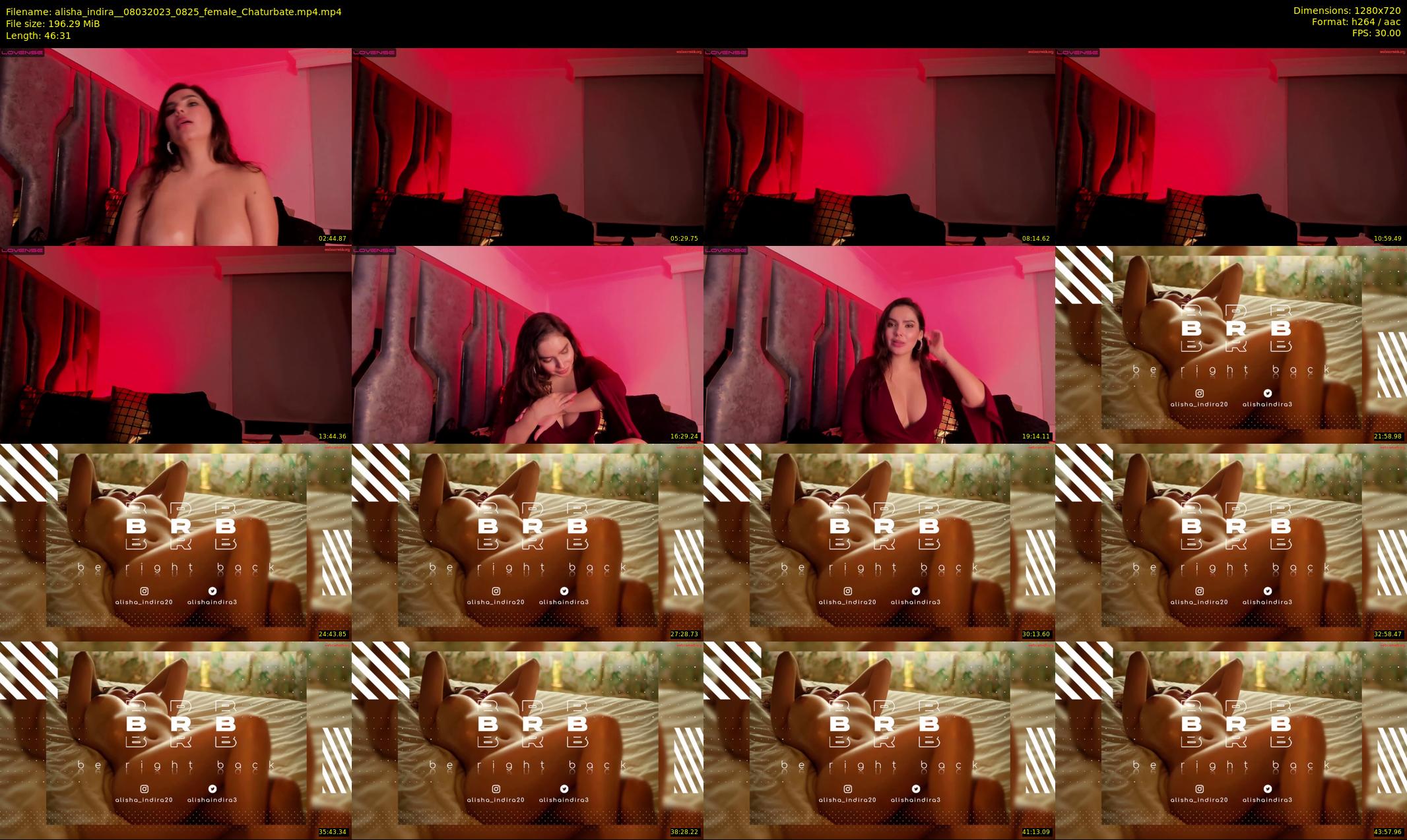 alisha_indira_ — 47 minute Chaturbate female cam show recording, 720p, Mar 8, 2023