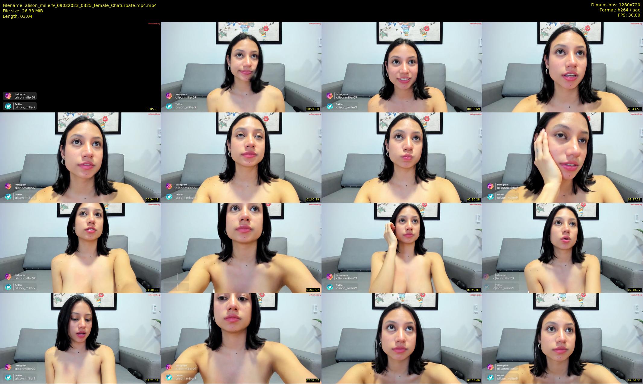 alison_miller9 — 4 minute Chaturbate female cam show recording, 720p, Mar 9, 2023
