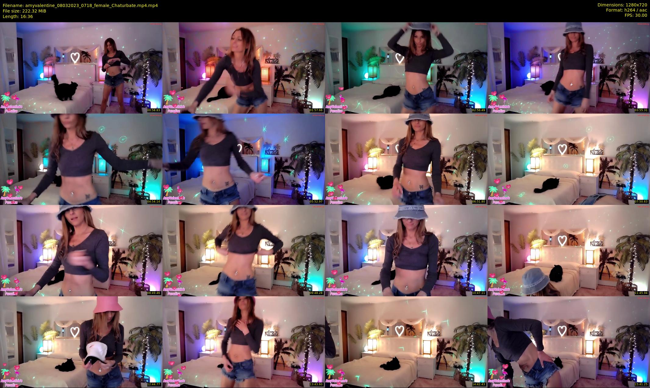 amyvalentine — 17 minute Chaturbate female cam show recording, 720p, Mar 8, 2023