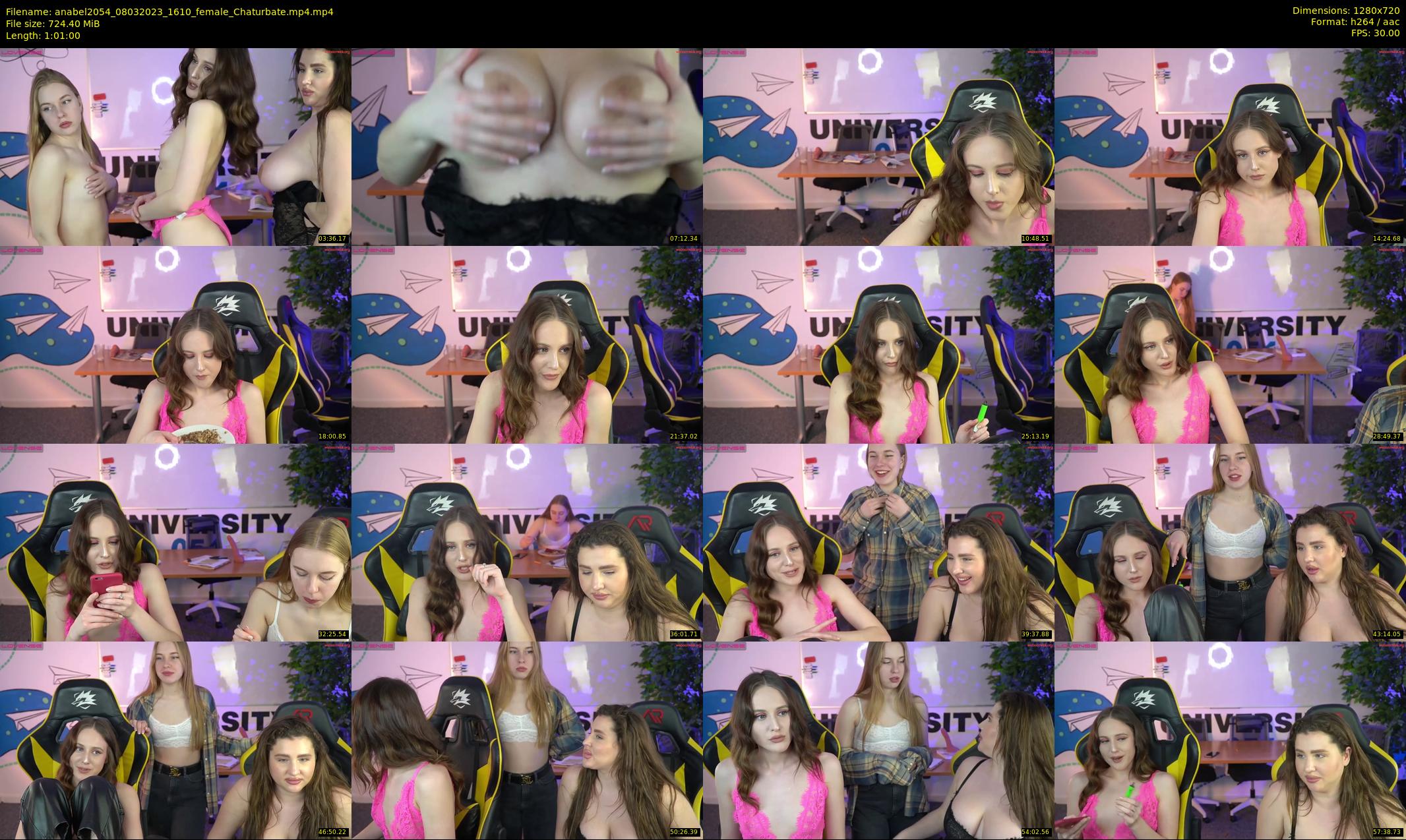 anabel2054 — 61 minute Chaturbate female cam show recording, 720p, Mar 8, 2023