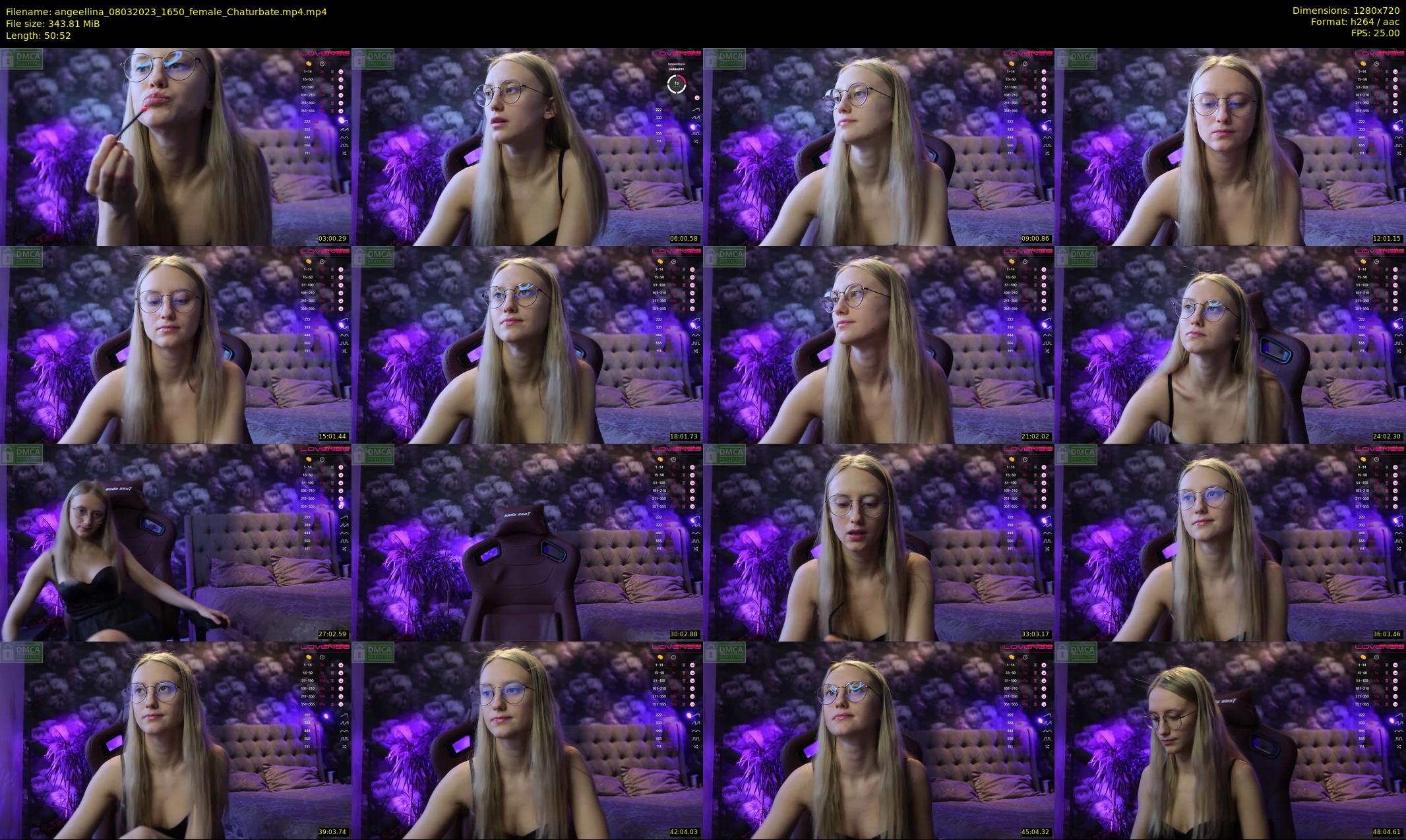angeellina — 51 minute Chaturbate female cam show recording, 720p, Mar 8, 2023