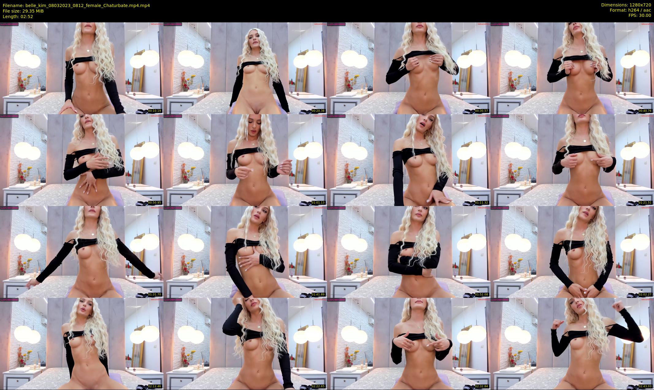 belle_kim — 3 minute Chaturbate female cam show recording, 720p, Mar 8, 2023
