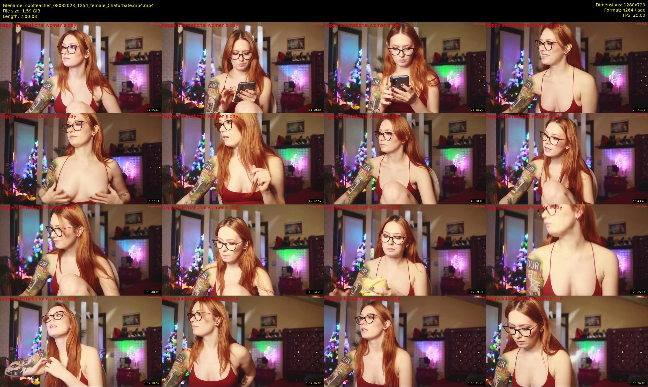 coolteacher — 121 minute Chaturbate female cam show recording, 720p, Mar 8, 2023