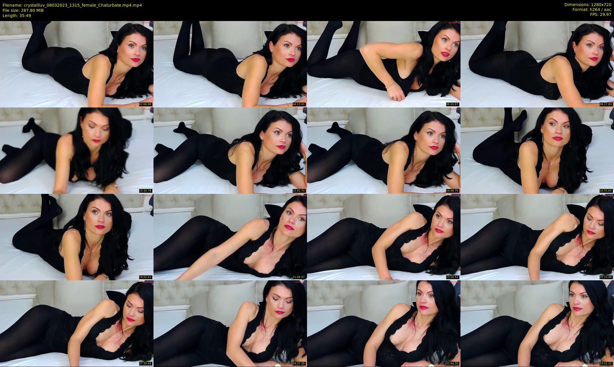 crystallluv — 36 minute Chaturbate female cam show recording, 720p, Mar 8, 2023