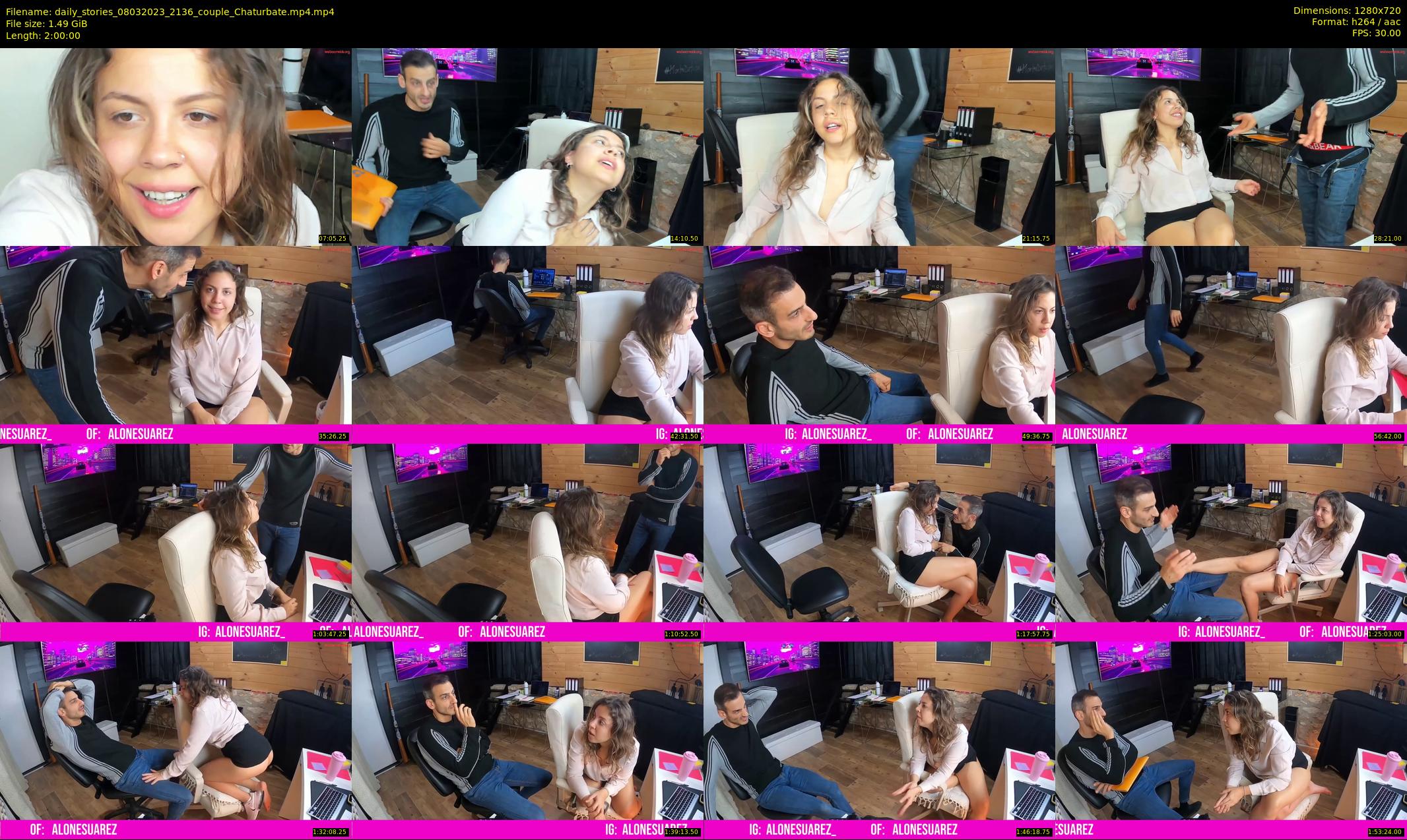daily_stories — 120 minute Chaturbate couple cam show recording, 720p, Mar 8, 2023