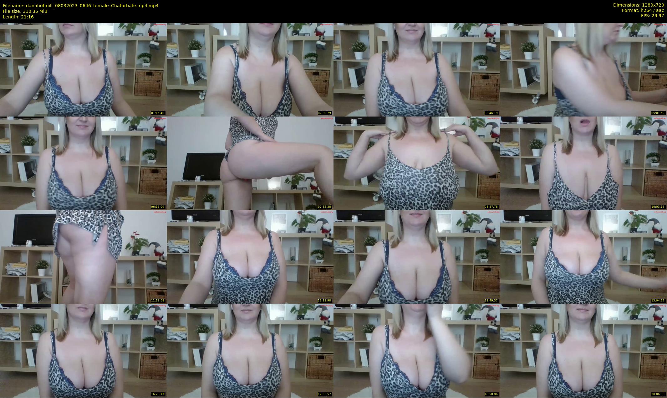 danahotmilf — 22 minute Chaturbate female cam show recording, 720p, Mar 8, 2023