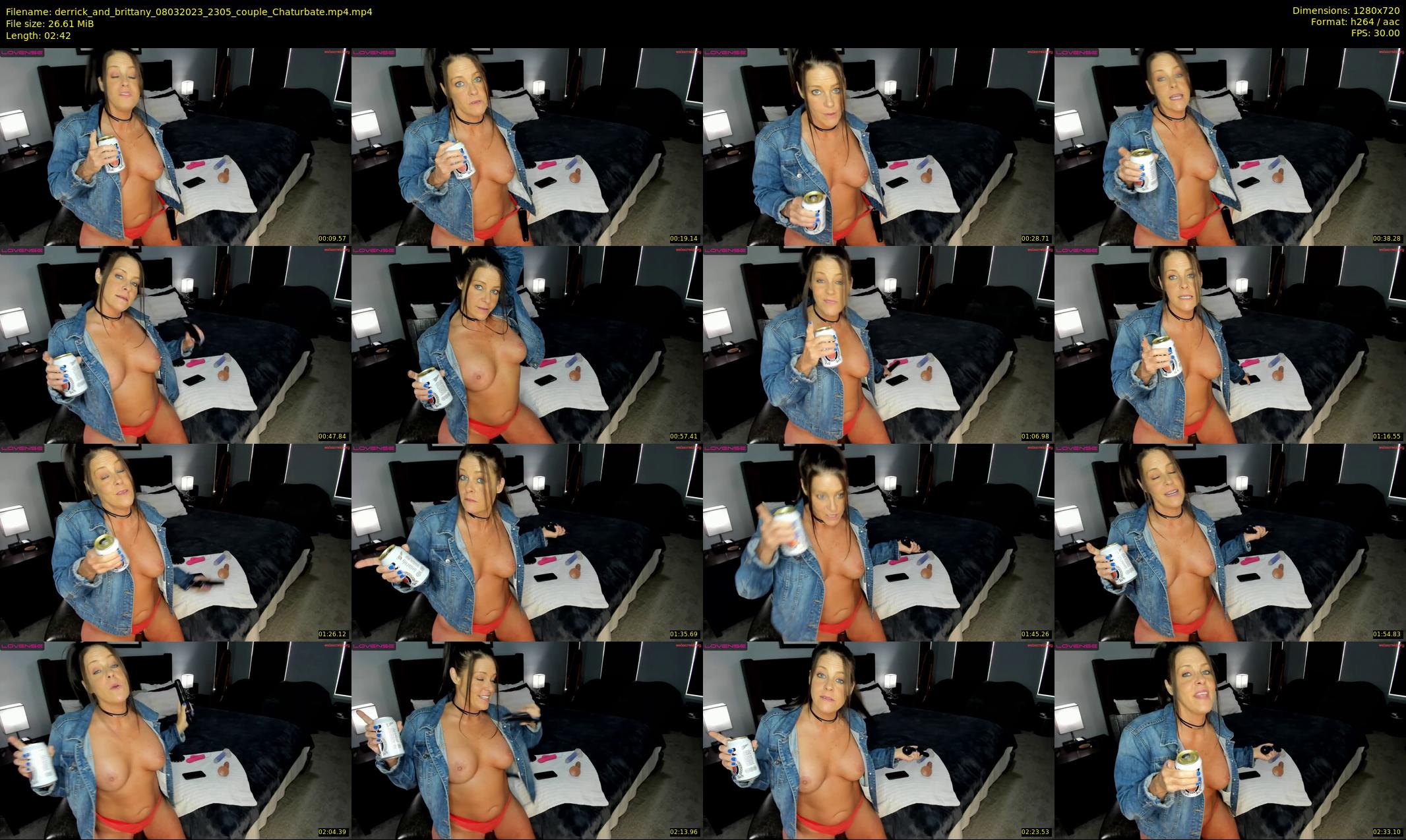 derrick_and_brittany — 3 minute Chaturbate couple cam show recording, 720p, Mar 8, 2023