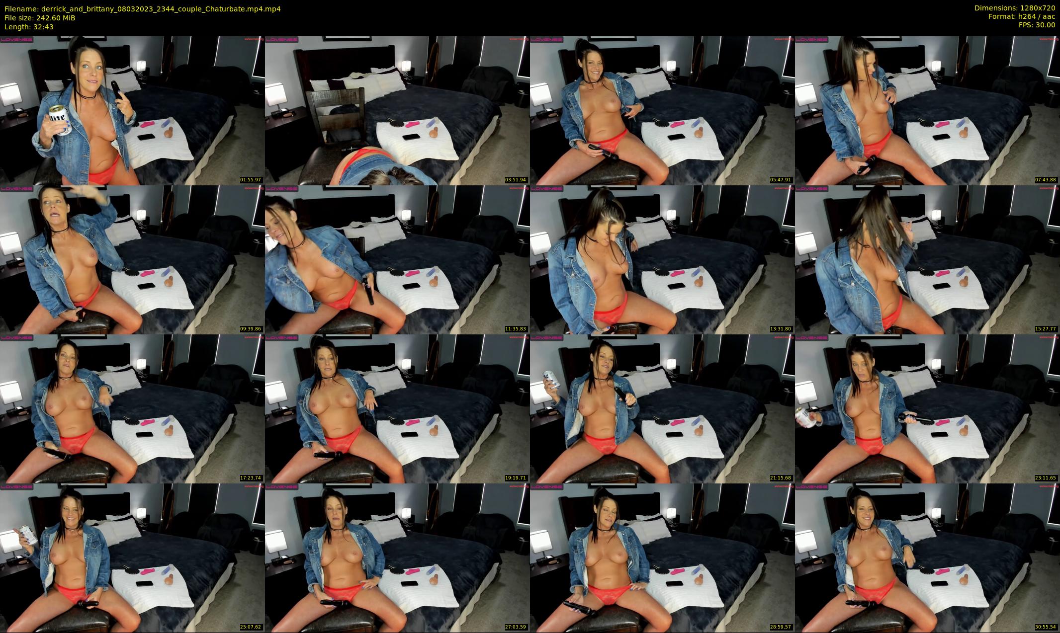 derrick_and_brittany — 33 minute Chaturbate couple cam show recording, 720p, Mar 8, 2023