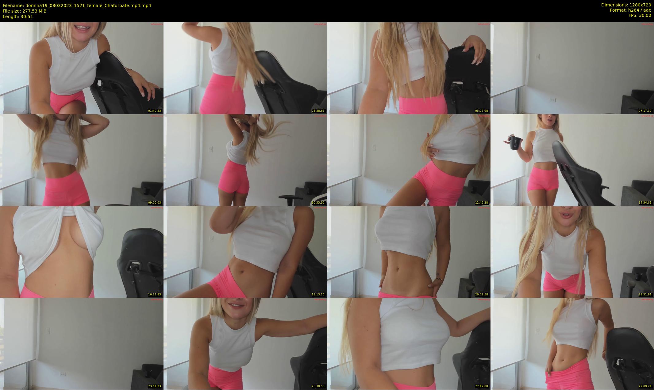 donnna19 — 31 minute Chaturbate female cam show recording, 720p, Mar 8, 2023