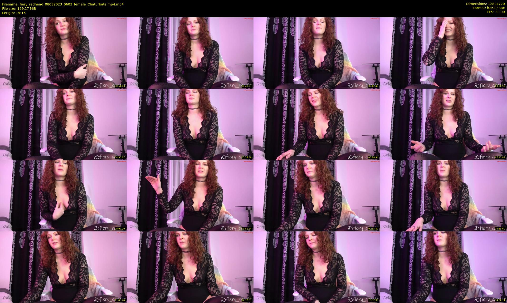 fiery_redhead — 16 minute Chaturbate female cam show recording, 720p, Mar 8, 2023
