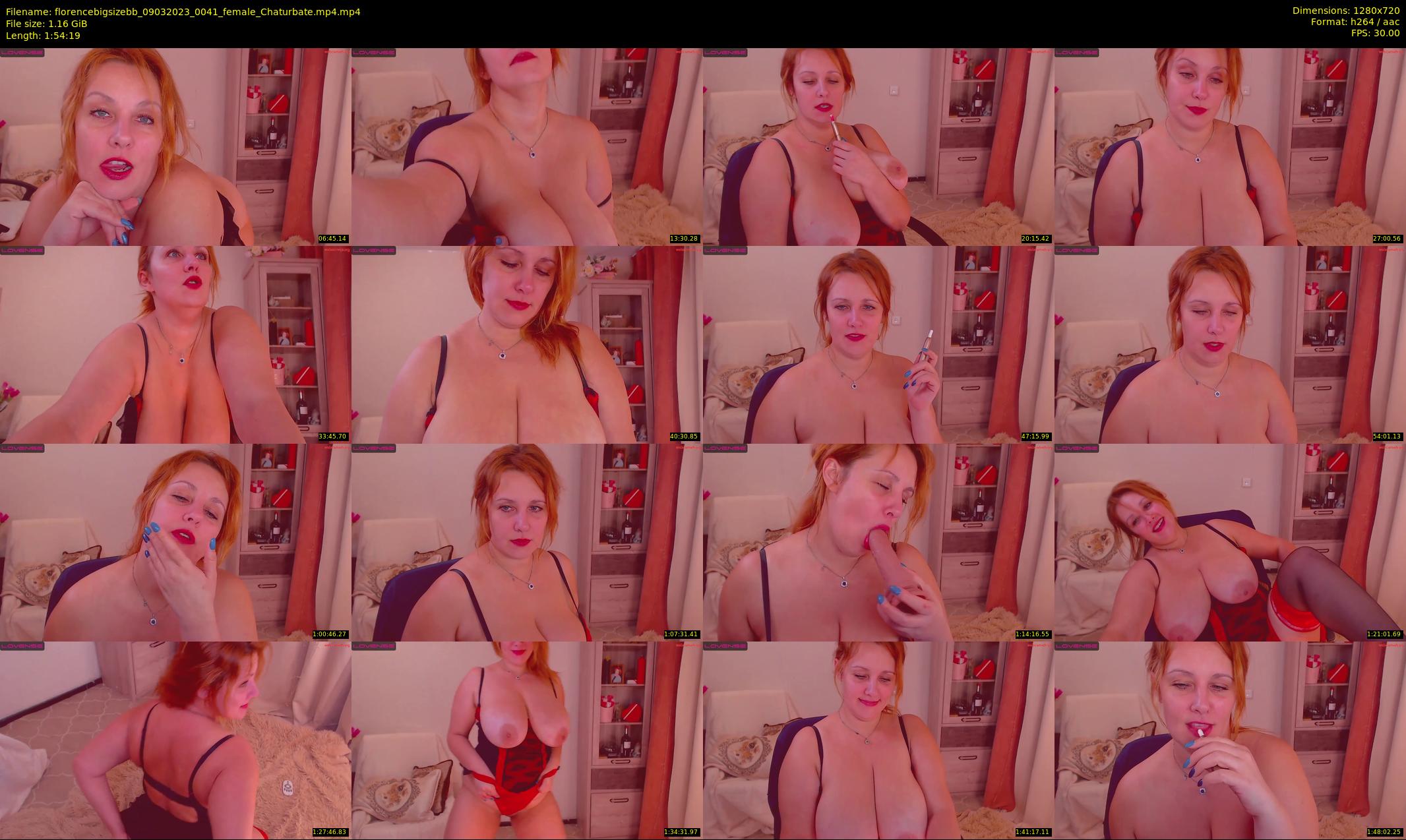 florencebigsizebb — 115 minute Chaturbate female cam show recording, 720p, Mar 9, 2023
