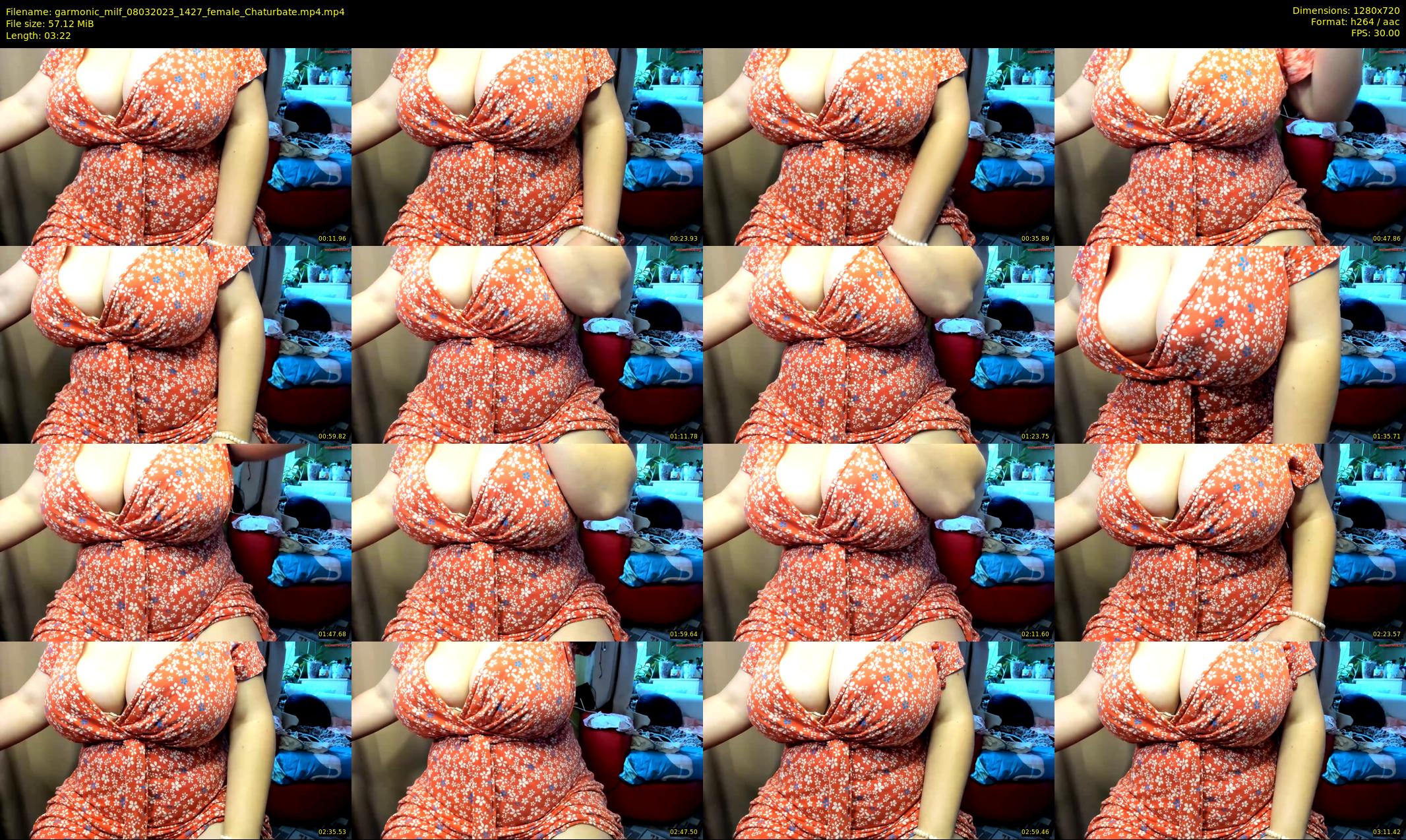 garmonic_milf — 4 minute Chaturbate female cam show recording, 720p, Mar 8, 2023