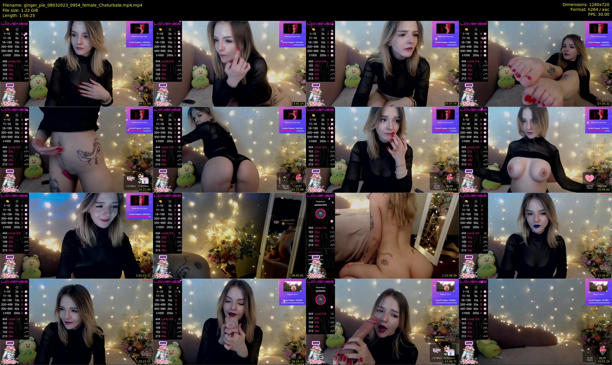 ginger_pie — 117 minute Chaturbate female cam show recording, 720p, Mar 8, 2023