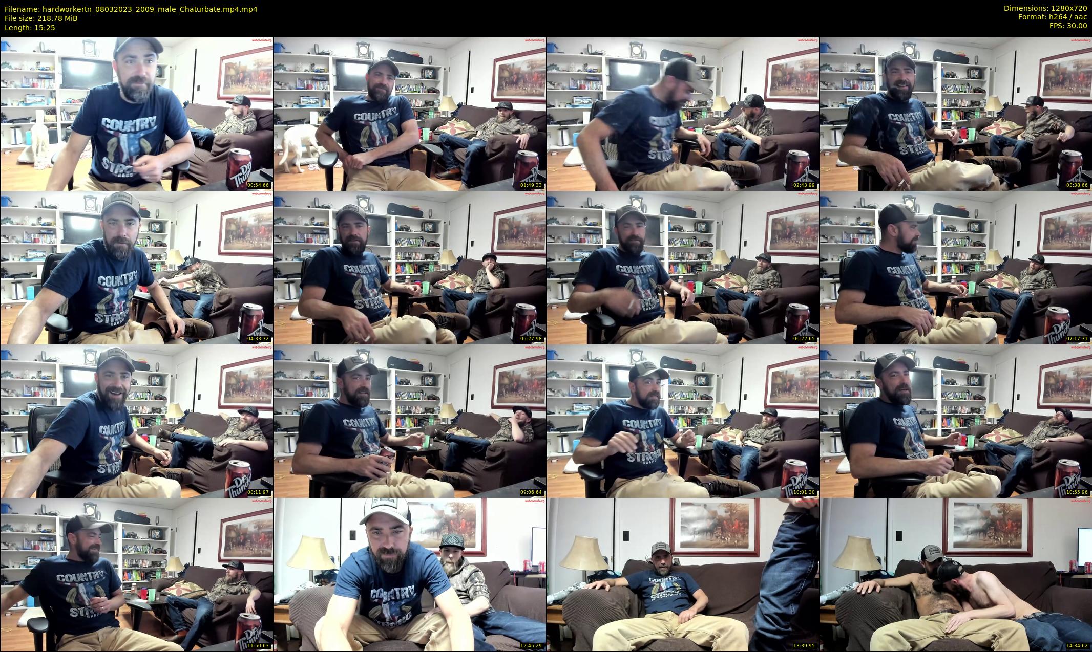 hardworkertn — 16 minute Chaturbate male cam show recording, 720p, Mar 8, 2023