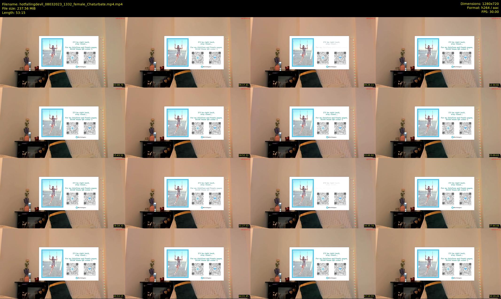 hotfallingdevil — 54 minute Chaturbate female cam show recording, 720p, Mar 8, 2023